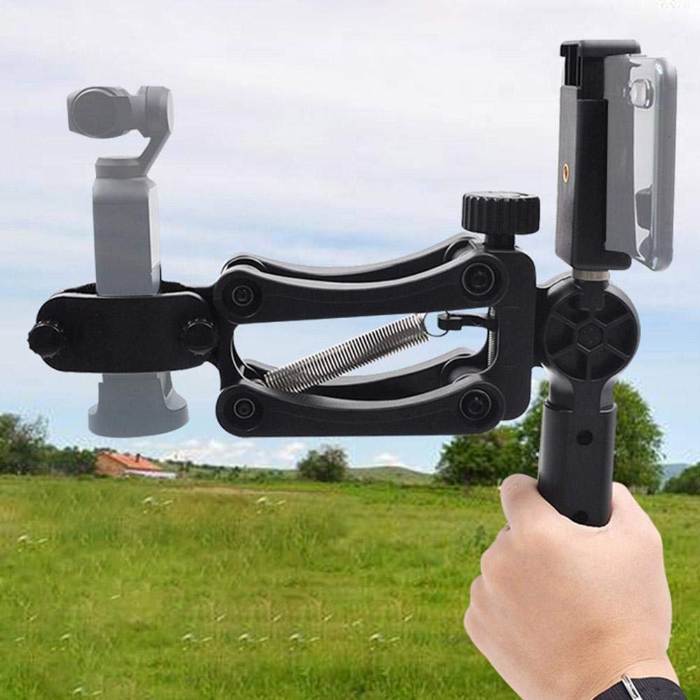 S Erounder Z Axis 4-Axis Stabilizer, Multi-Function Damping Anti-Shake 4Th Axis Stabilizer Handle Grip Shock-Absorbing Single Handheld Mount Bracket Photography Gimbal Accessory For Mobile 3