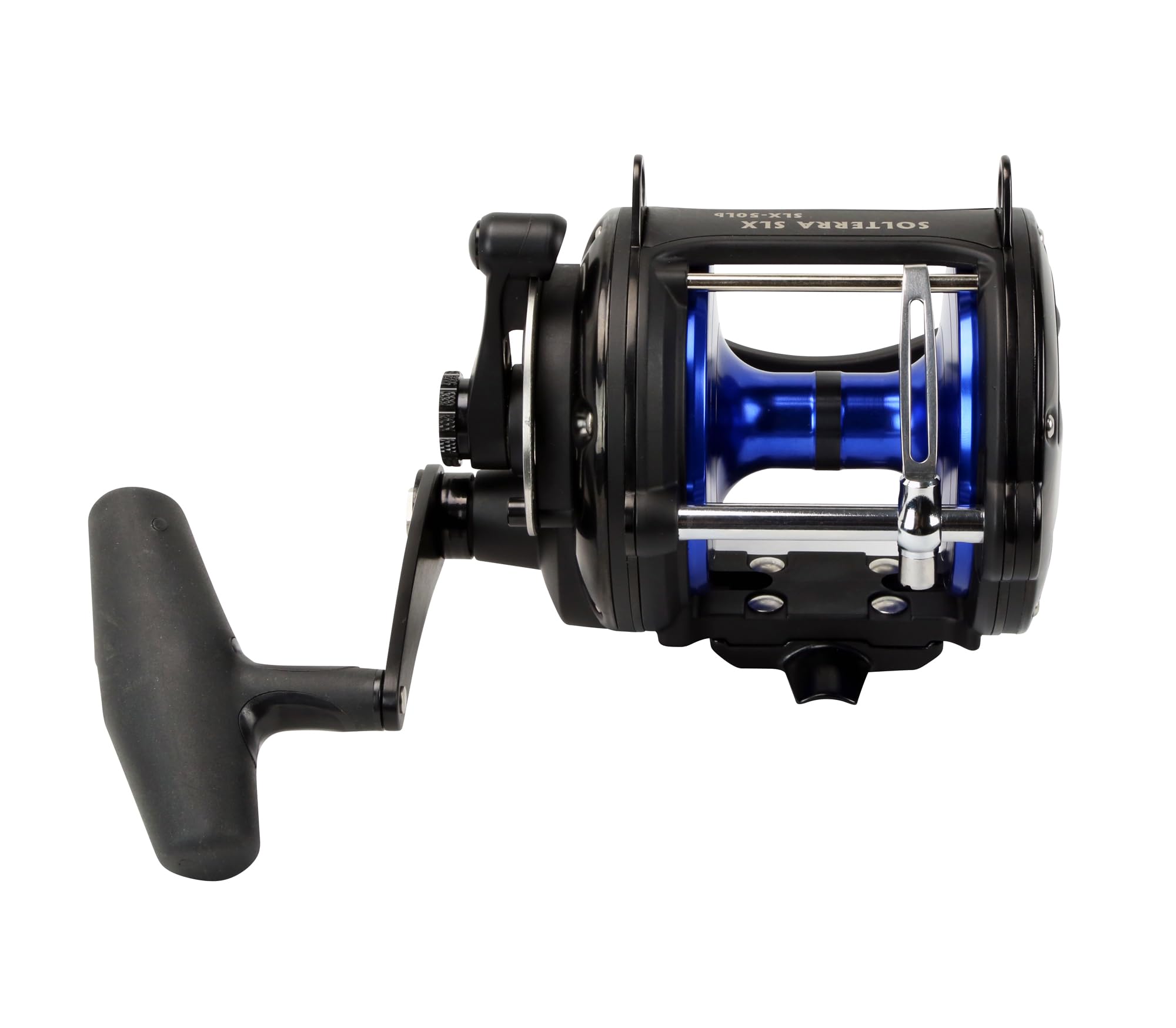 Okuma Solterra Slx Single Speed Levelwind Lever Drag Saltwater Trolling Reel, Slx-50Lb, 520Yds-50Lb, Black