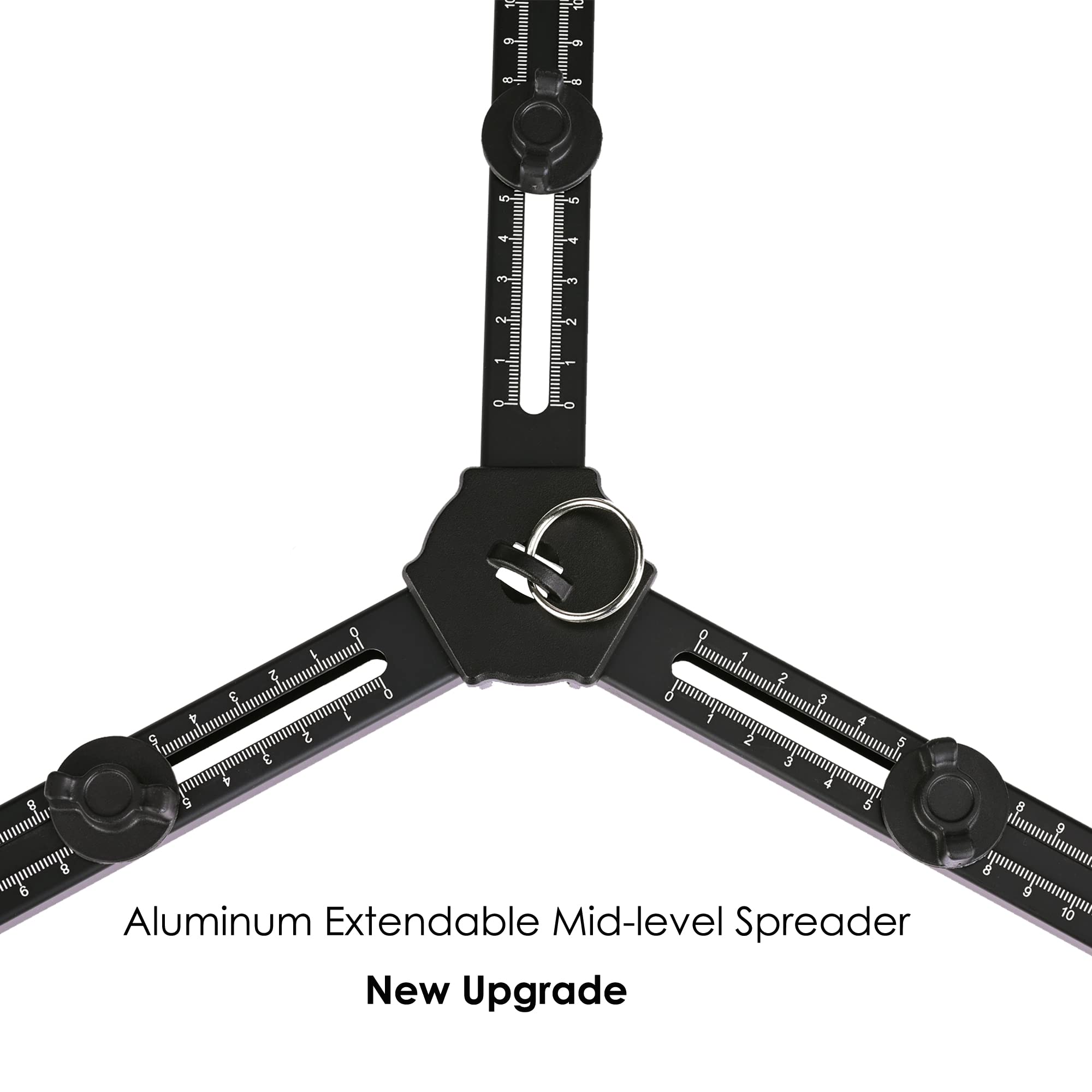 Magicline 65.7 Inch Heavy Duty Aluminum Video Camera Tripod With Fluid Head, 2 Pan Bar Handles, Adjustable Mid-Level Spreader，Qr Plate, Max Load 26.5 Lb For Canon Nikon Sony Dslr Camcorder Cameras