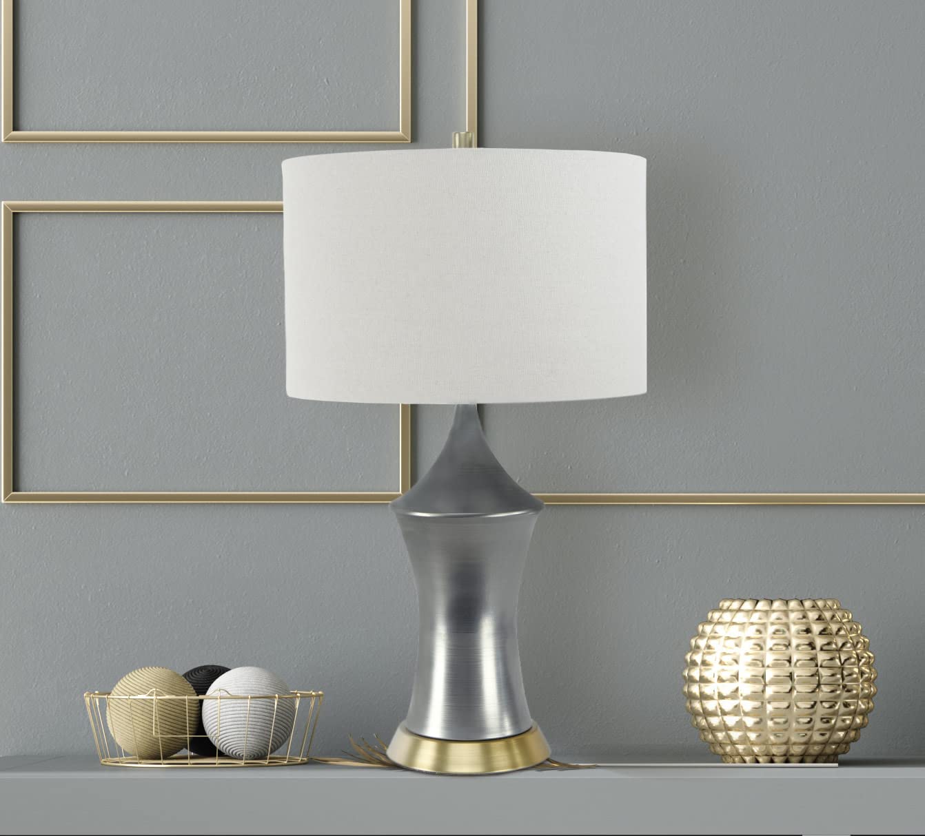 Creative Co-Op Metal Table Lamp