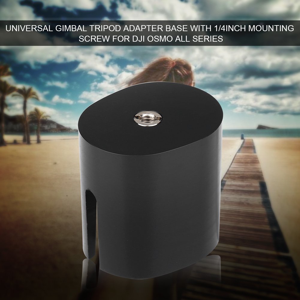 Gototop Gimbal Tripod Adapter Base Universal Handheld Camera Adapter Base With 1/4Inch Mounting Screw For Dji Osmo All Series Handheld Camera Adapter Base
