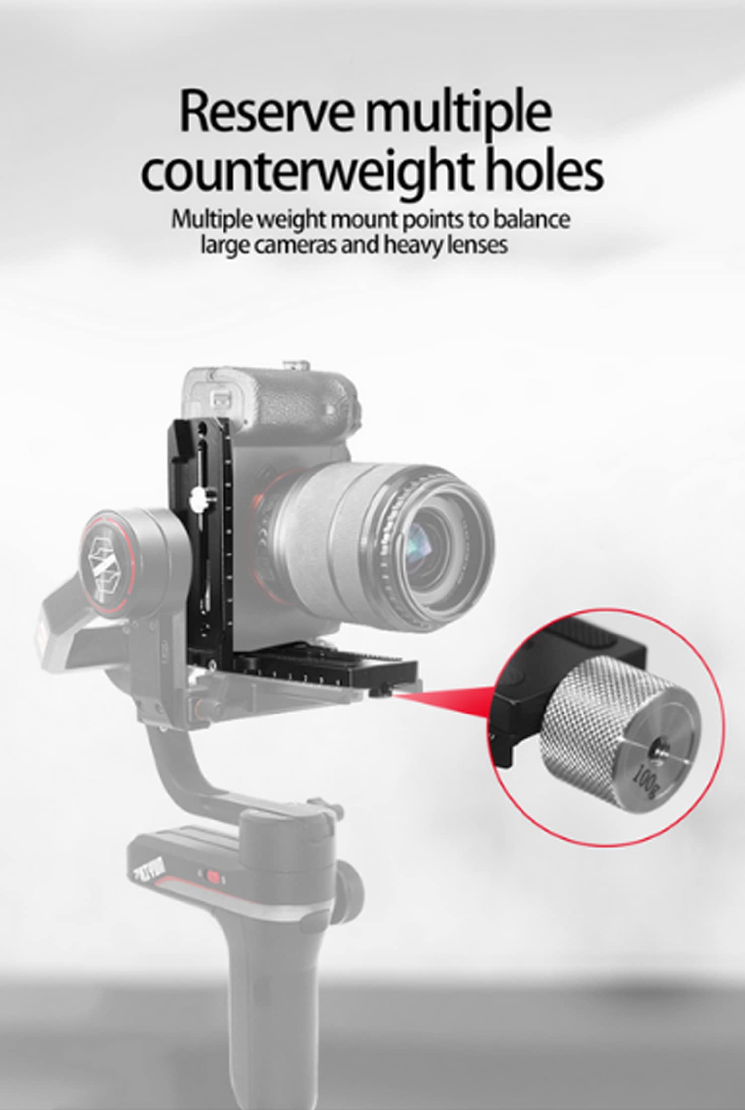 Topcine L Shape Arca Plate Dslr L Bracket Vertical Camera Mount Quick Release Plate For Dji Rs2 Rsc2 Zhiyun Weebill S Crane 2/3 Camera Stabilizer
