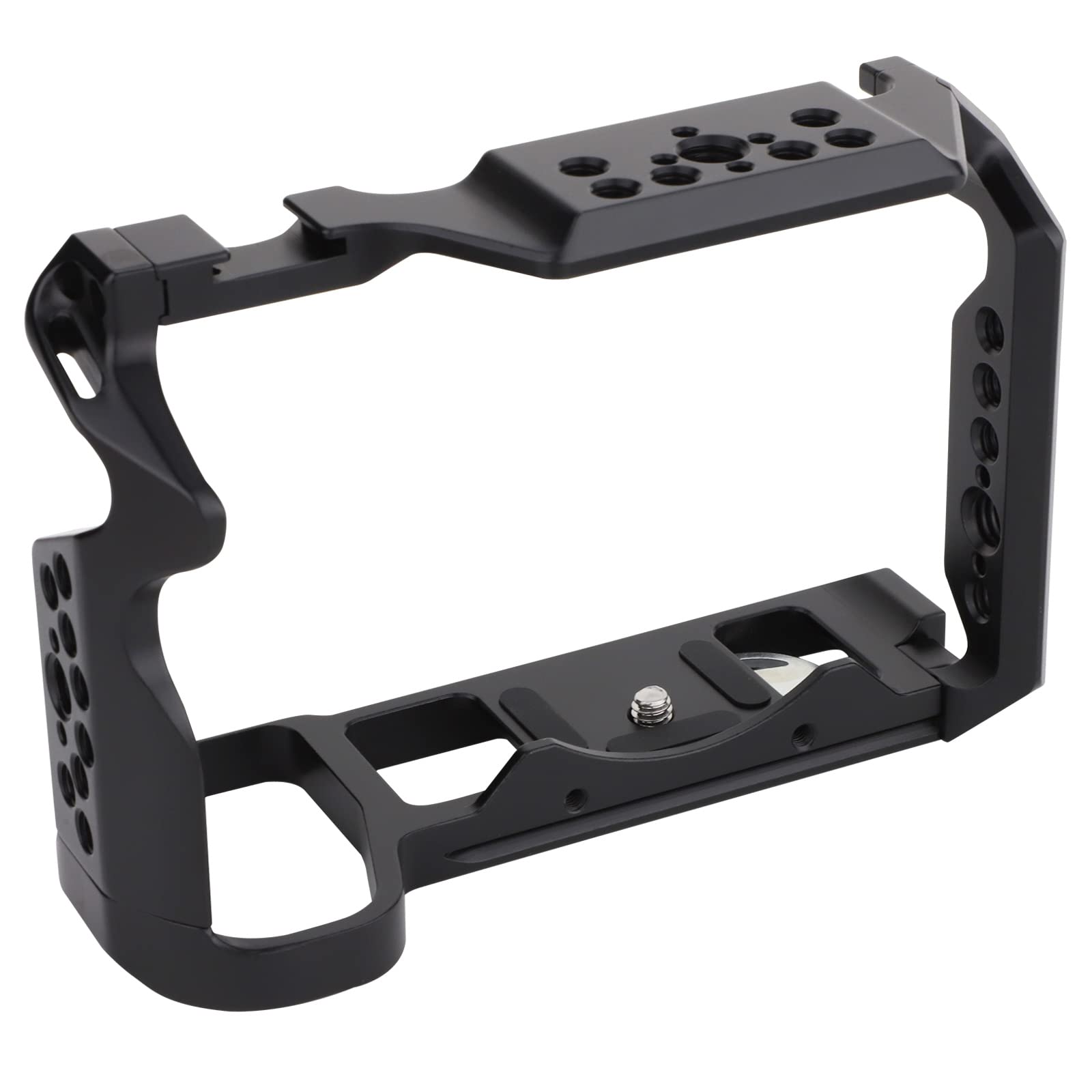 Leftfoto Camera Cage For Panasonic S5 Camera,Extension Mount Microphone Fill Light Bracket Filming Accessories,With Cold Shoe