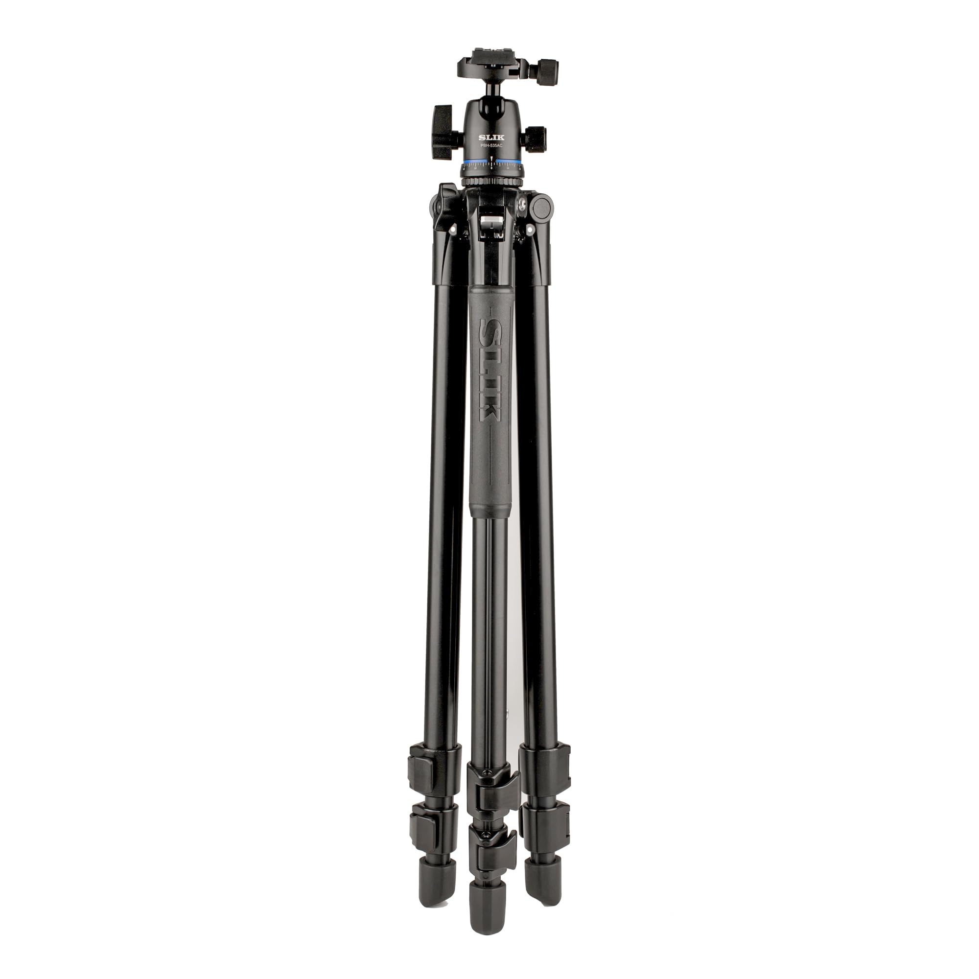 Slik Pro Al-523-Bh5Ac Aluminum Tripod Kit With Pbh-535Ac Dual Action Ball Head, Black (613-377)