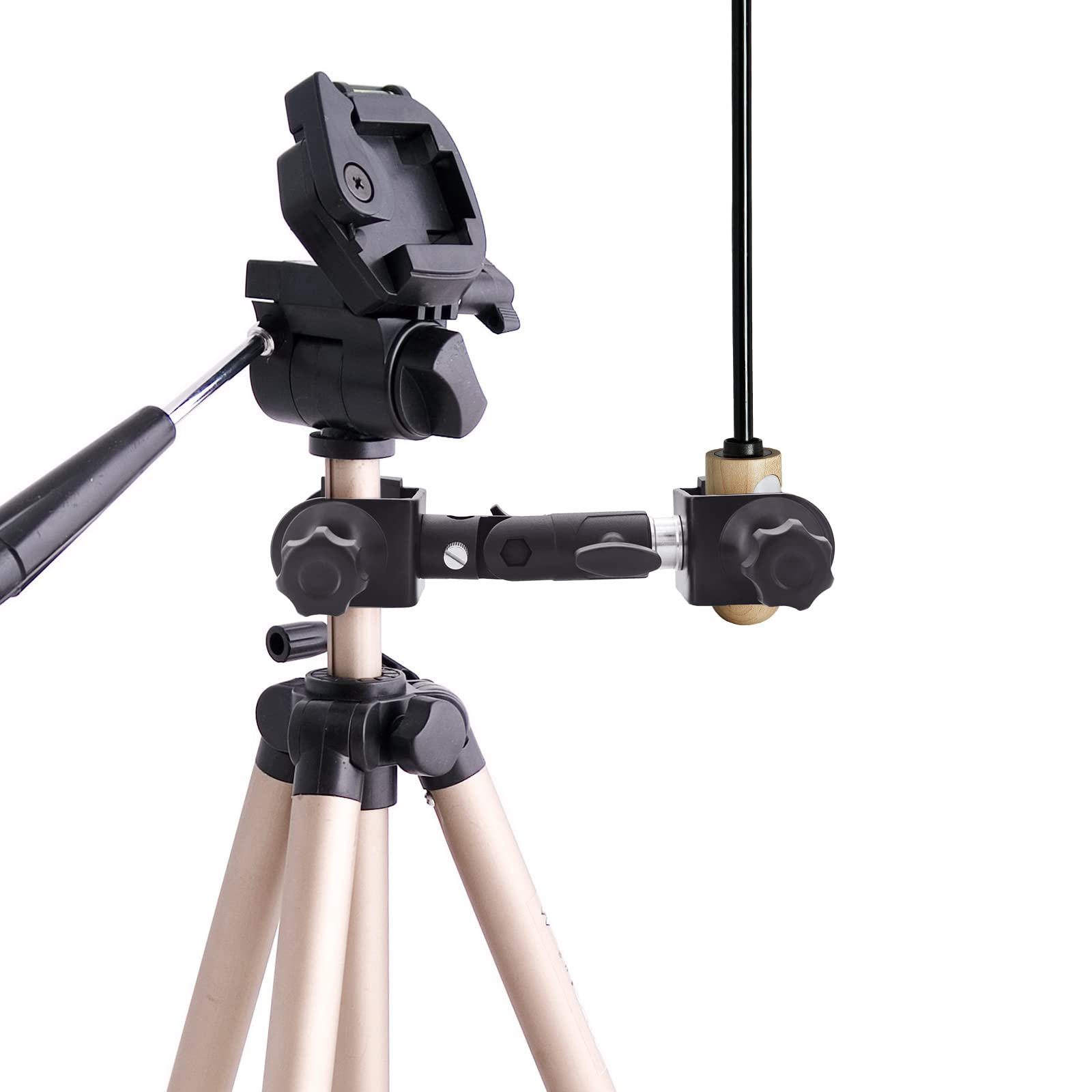 Hooshion Metal Tripod Umbrella Holder - Outdoor Camera Umbrella Holder With Metal Clip Bracket Stand Clamp For Photography