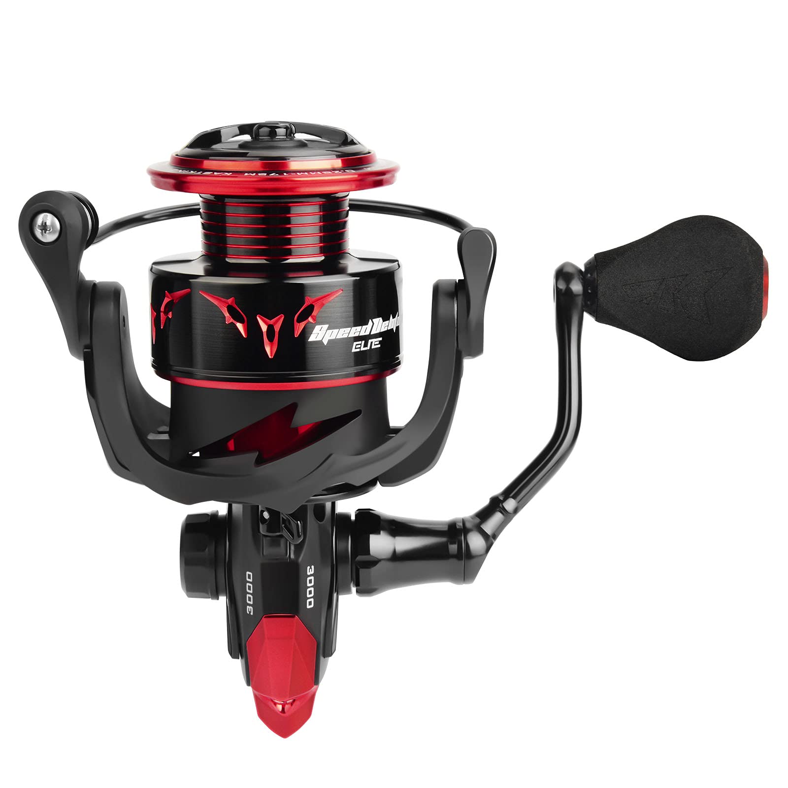 Kastking Speed Demon Elite Spinning Reel - World’S Fastest Spinning Reel 7.4:1 Ratio - Lightweight – Fresh Or Saltwater Fishing Reel - 10 + 1 Maxidur Double Shielded Stainless Steel Bbs