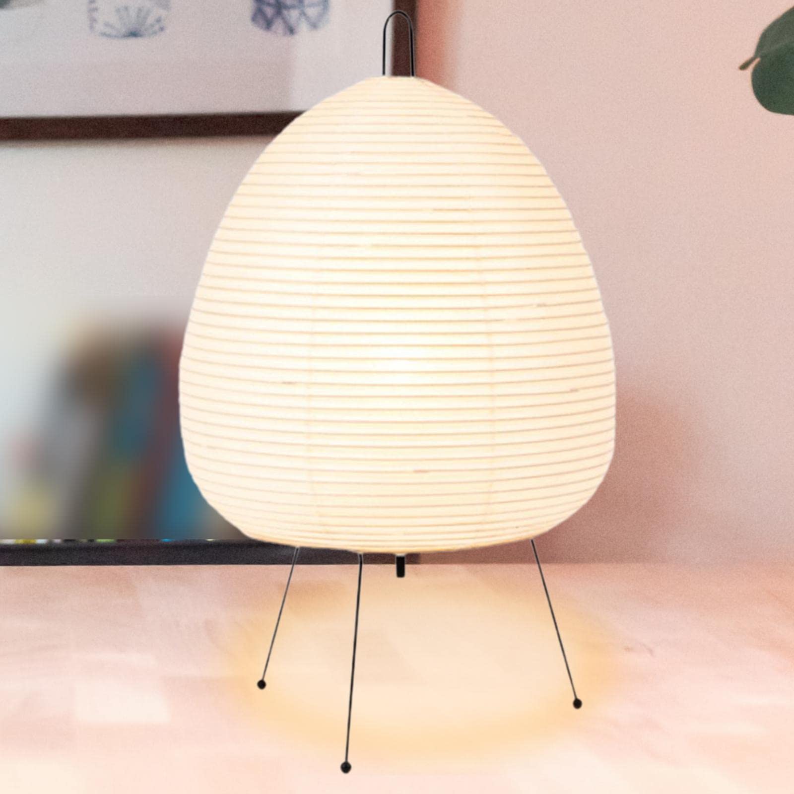 Gazechimp Desk Lamp Table Lantern Lampshade, Nordic Design Of Minimalist Bedside Living Room Table Lamps