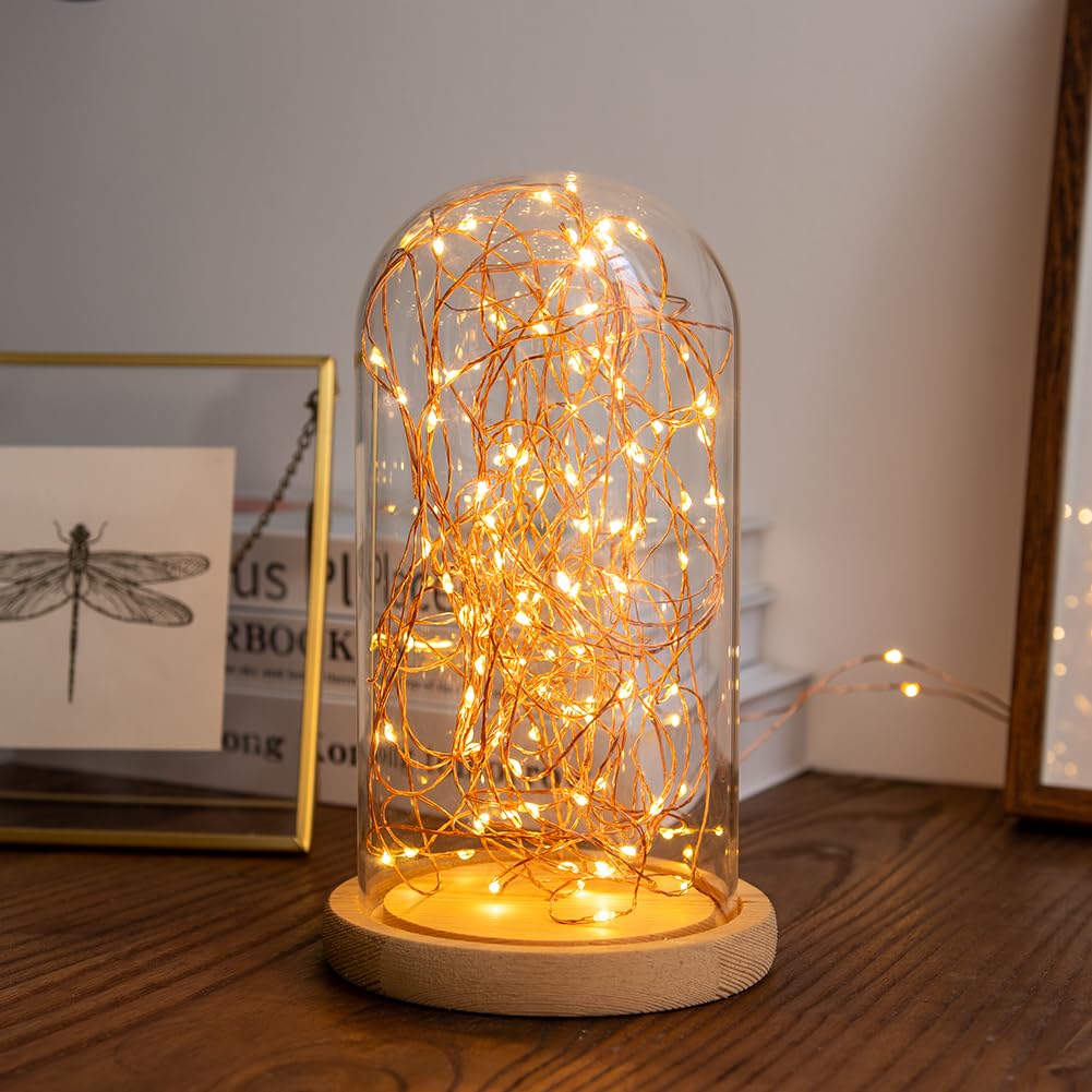 Zeluxdot Solar String Lights Outdoor,100Ft 300 Leds Solar Fairy Lights,Waterproof Solar Light For Outside 8 Modes Button Controlled For Patio Gardens Backyard Tree Wedding Christmas,Warm White