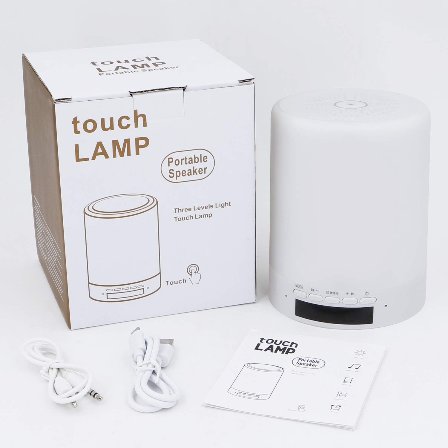 Kenon Engraved Touch Table Lamp For Mom, Personalized Touch Sensor Bedside Lamps With Bluetooth Speaker, Birthday Mother'S Day For Mom