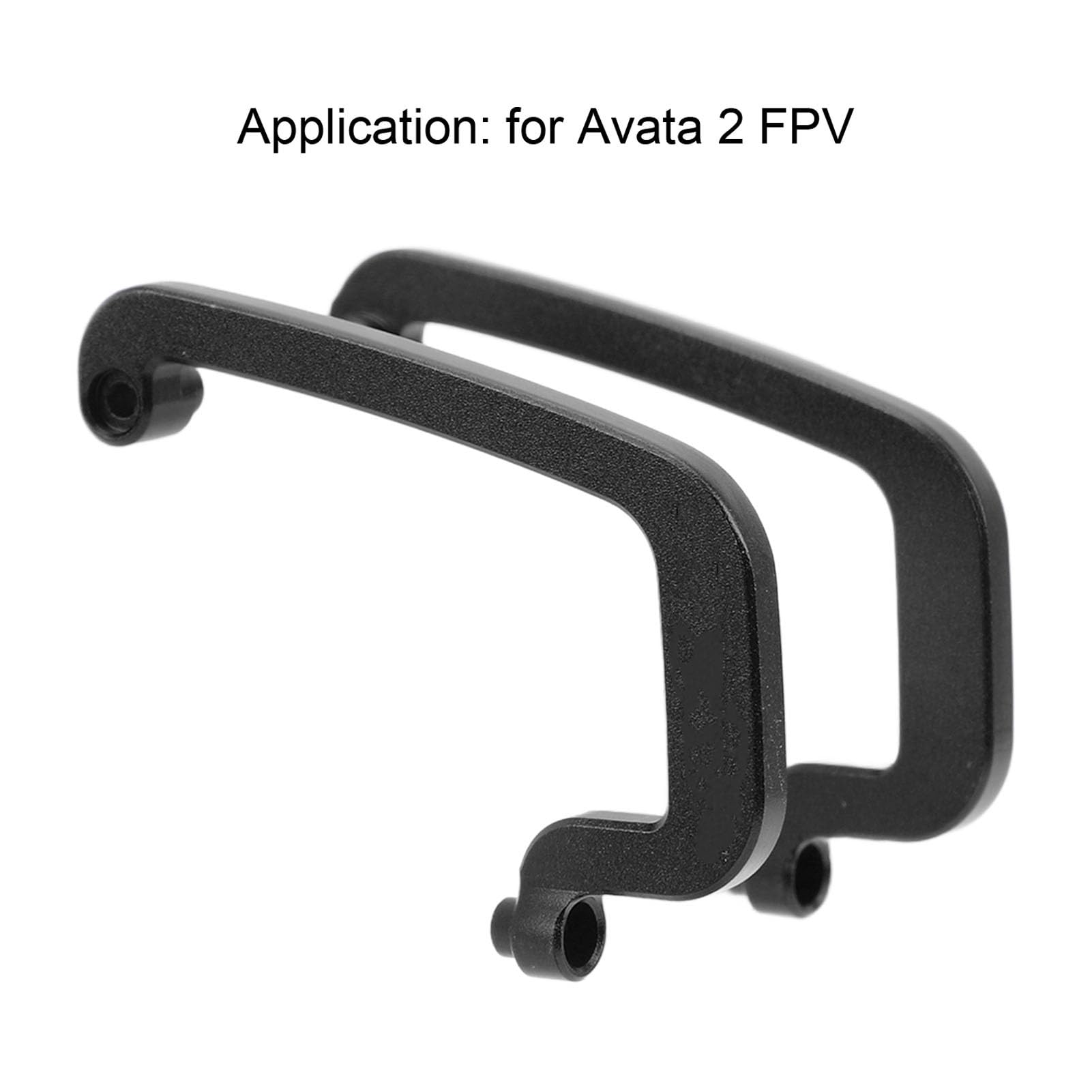 Yuezhongoo Drone Camera Stabilizer Bumper Lens Protector Bar Aluminum Alloy Anti Collision Drone Bumper For Avata 2 (Black)
