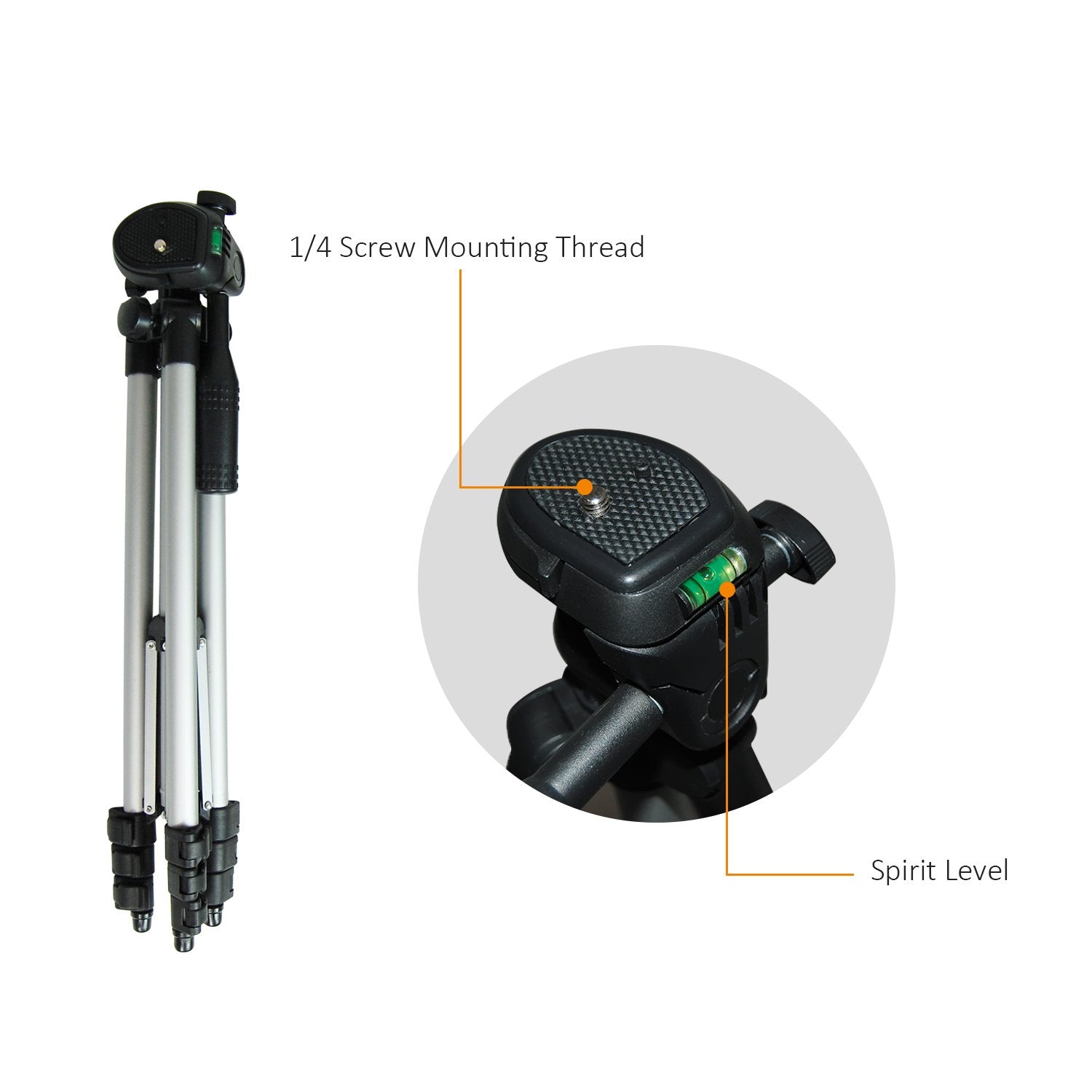Ls Limo Studio Limostudio Limostudio Height 50" Adjustable Tripod Stand For Dslr Camera And Cellphone With Bluetooth Camera Shutter Remote Control, Monopod Tripod Mount Clip Cell Phone Holder, And Carry Bag, Agg2665