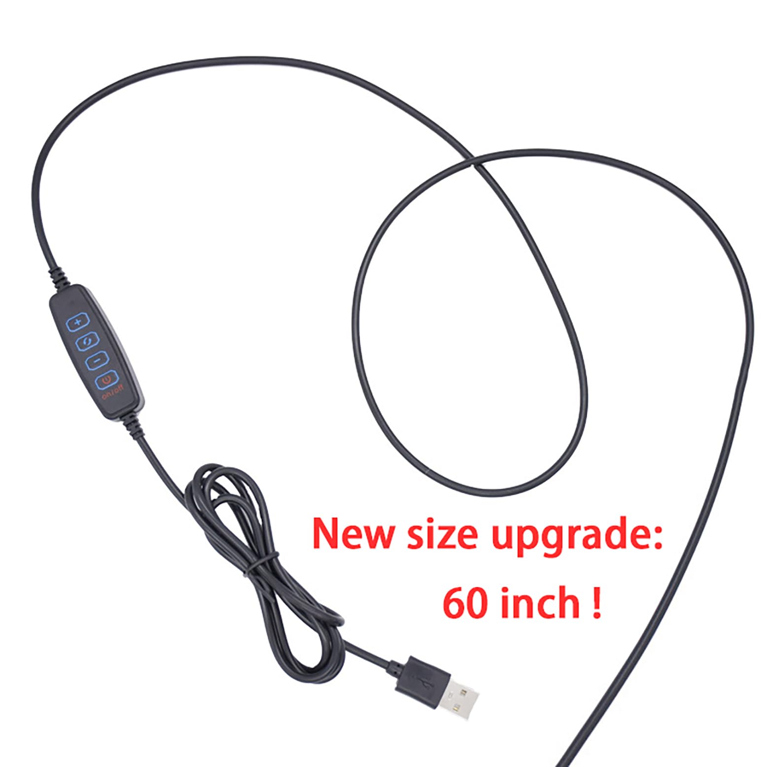 Mlnyitus [Usb] Modern Curved Led Desk Lamp | Futuristic Ambient Lighting For Gaming Rooms, Bedrooms, And Desks | Unique Acrylic Lampshade With Transparent Led Screen - Standard Large