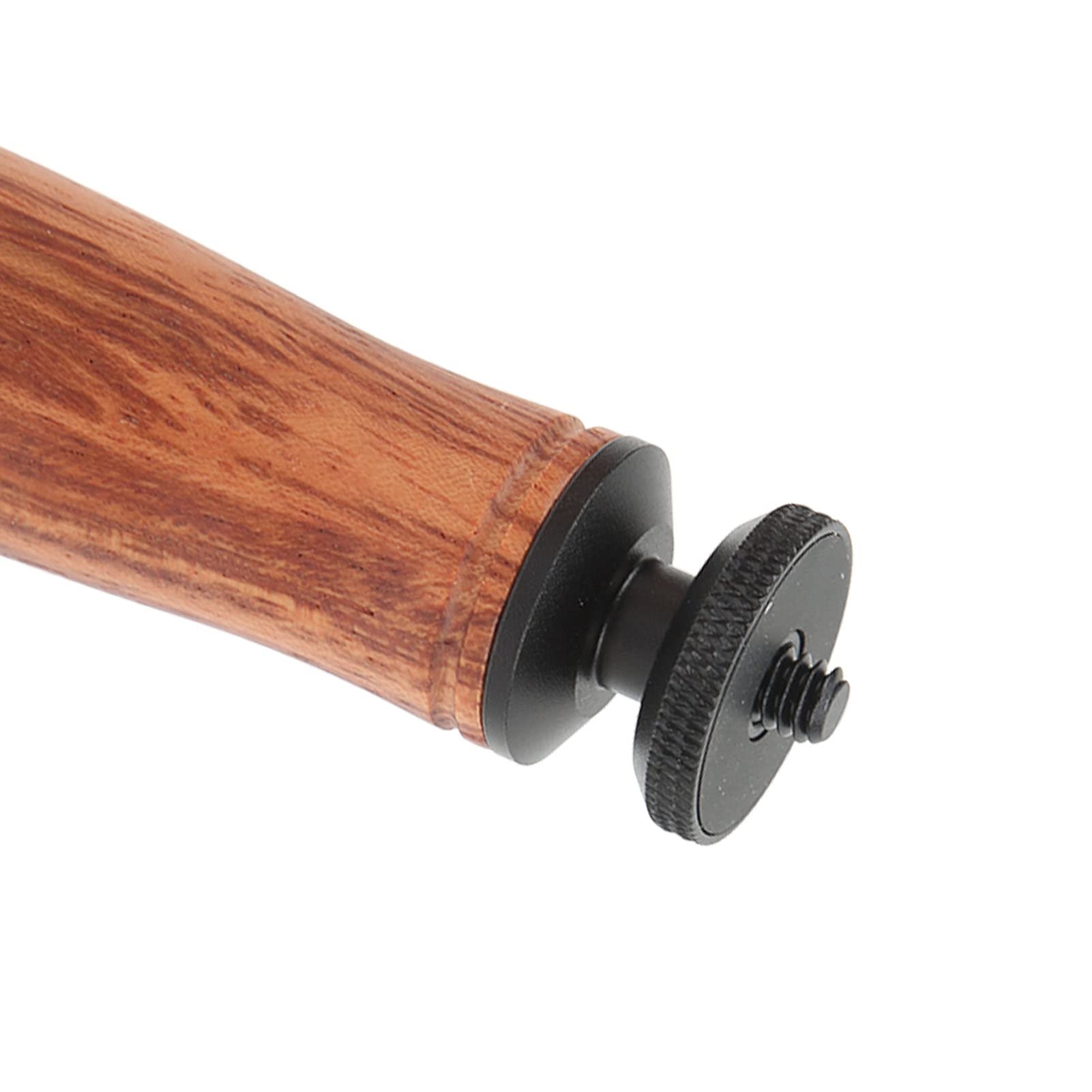 Agatige Camera Handle Grip Support Mount, Universal Handlegrip Camera Stabilizer Handheld Wooden Handle Grip Mini Ball Head With 1/4 Inch Screw Hole For Camera Motion Capture Video