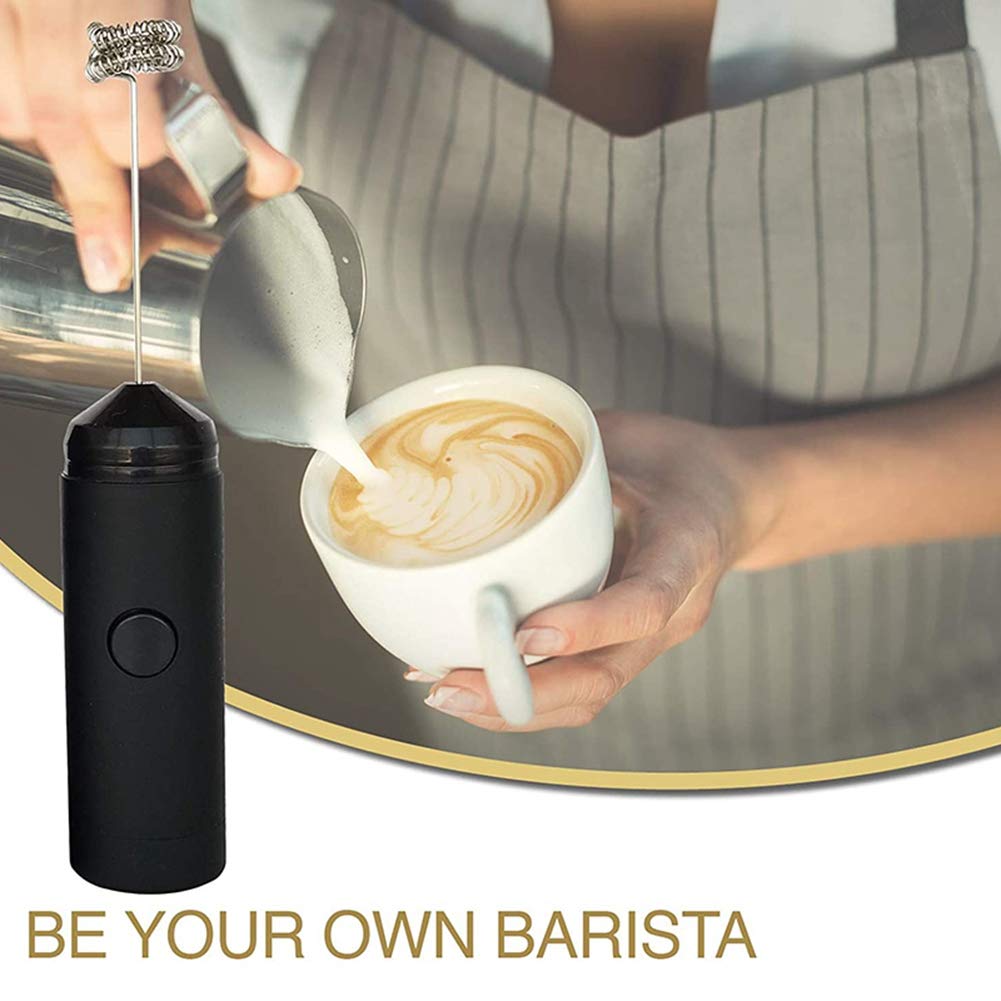 Nicfaky Handheld Electric Whisk Coffee Blender Stainless Steel Cake