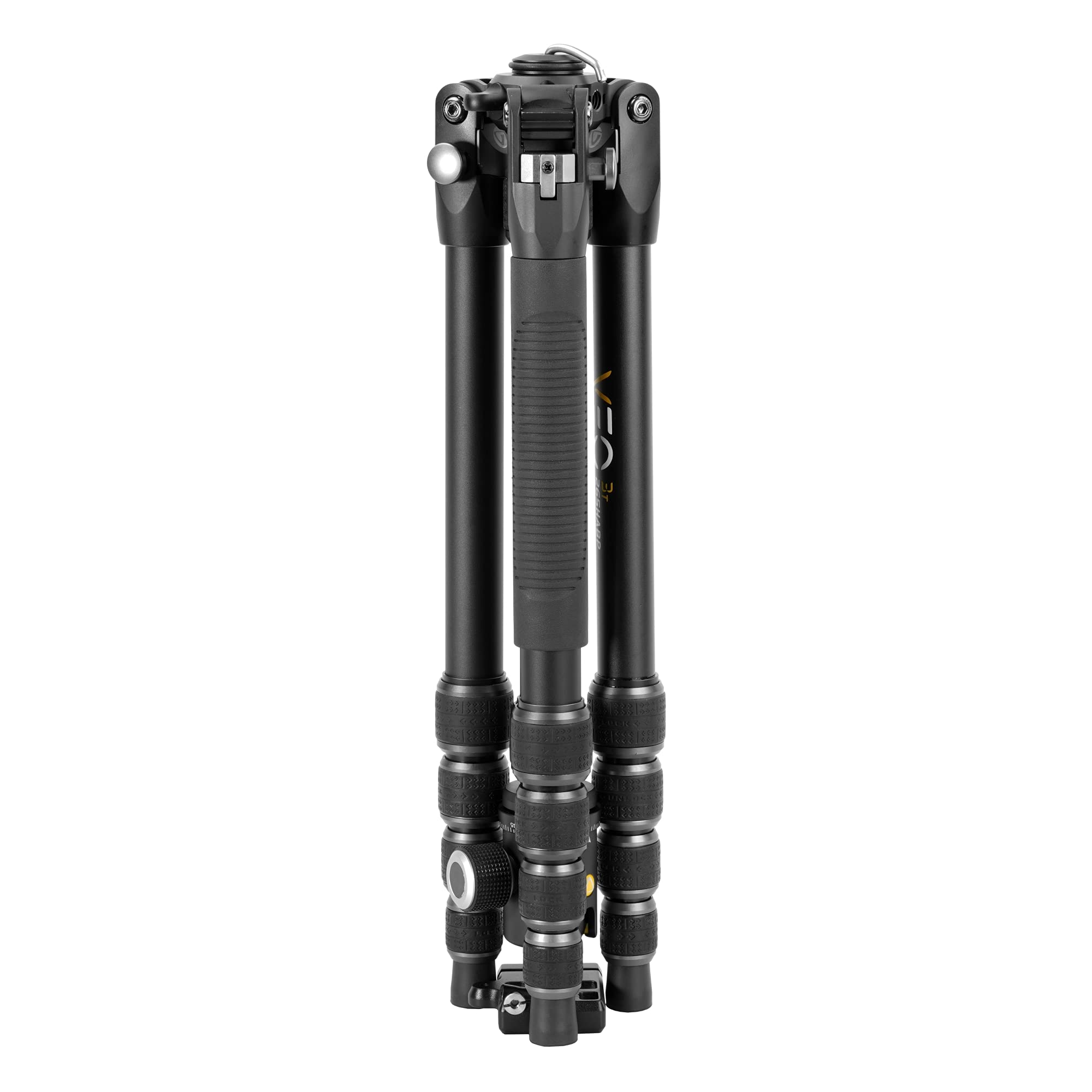 Vanguard Veo3T265Habp Aluminum Travel Tripod With Ball Head, Removeable Pan Handle, And Quick Shoe With Built-In Smartphone Holder