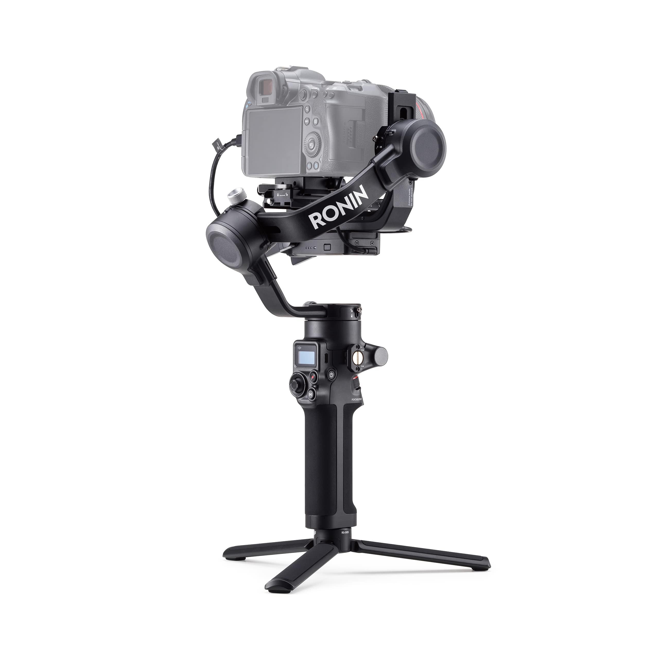 Dji Rsc 2 Combo - 3-Axis Gimbal Stabilizer For Dslr And Mirrorless Camera, Nikon, Sony, Panasonic, Canon, Fujifilm, 6.6 Lb Payload, Foldable Design, Vertical Shooting, Oled Screen, Black.