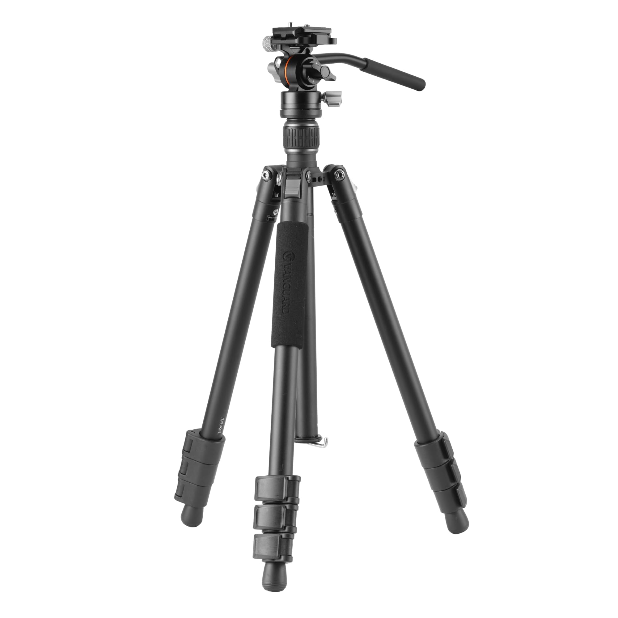 Vanguard Vesta Go 264Av12 Aluminum Travel Tripod With Ultra-Compact Veo Pv-12 Counterbalancing Spring Assist Video Head