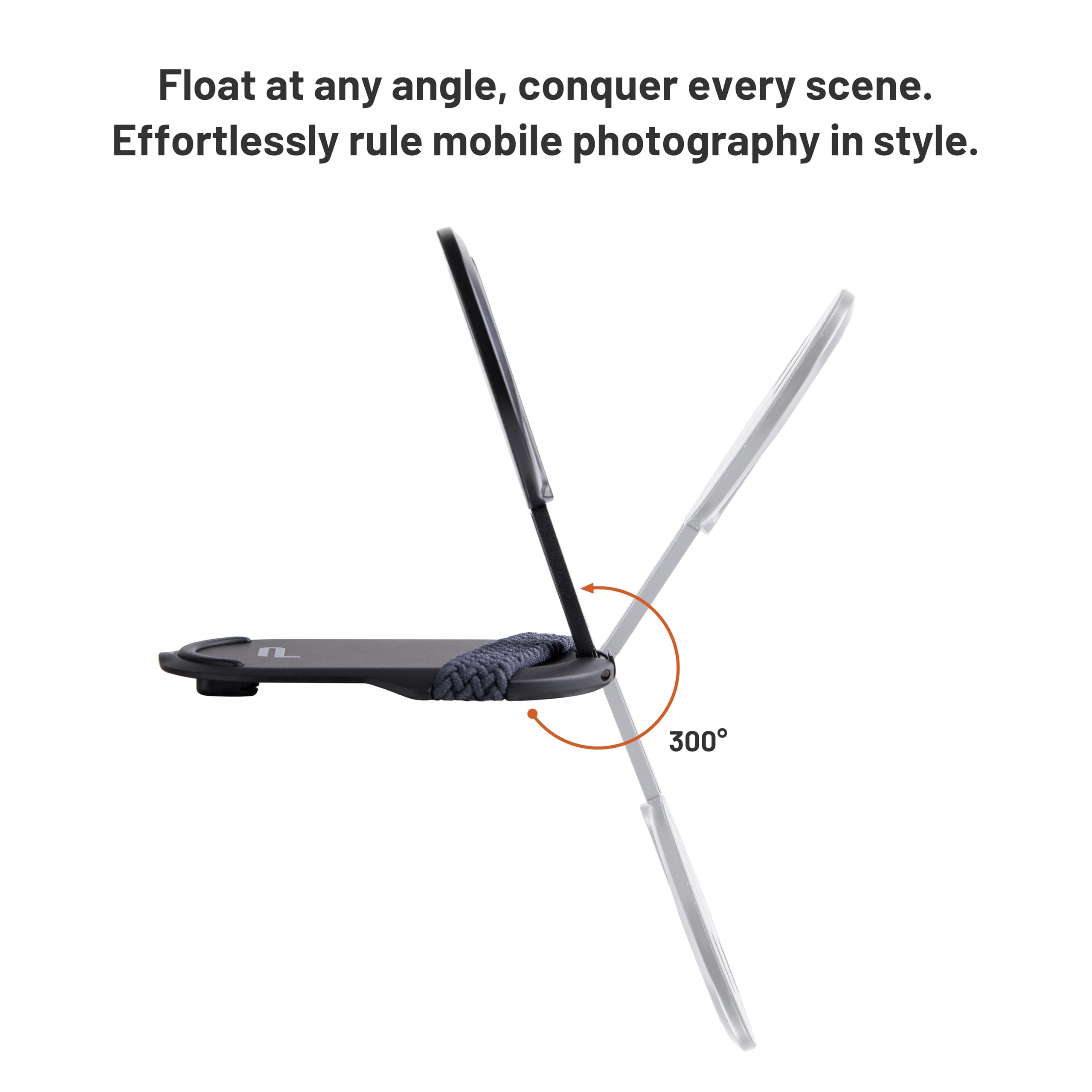 Pgytech Magflex Phone Stand, N52 Aluminum Alloy Magsafe Phone Photography Grip Fit For Iphone 12/13/14/15 Series With Magnetic Ring For Android