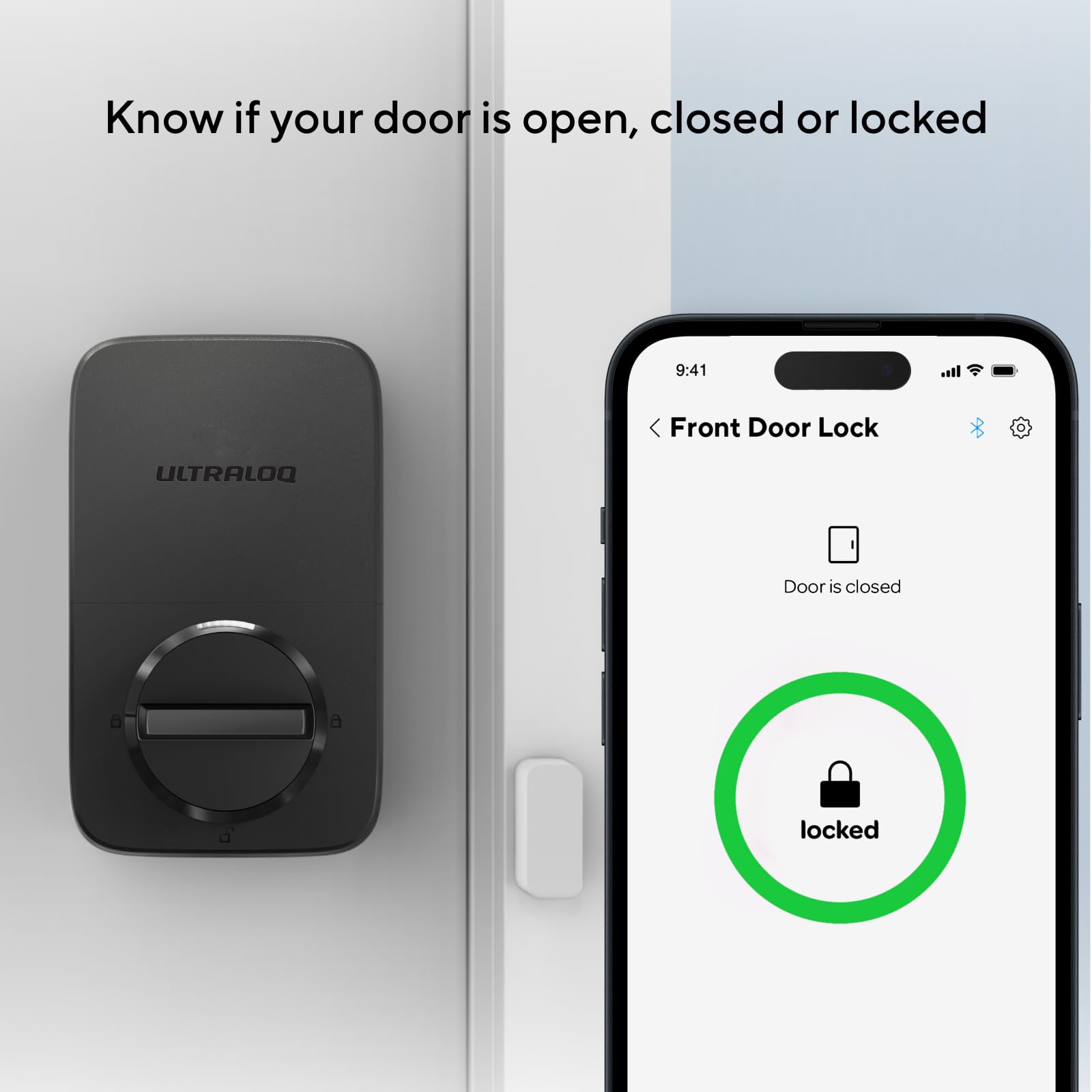 Ultraloq U-Bolt Pro Z-Wave Smart Lock With Fingerprint Id, Work With Z-Wave Plus, Home Assistant, Compatible With Smartthings, Hubitat Etc, Wifi Bridge Included, Ip65 Waterproof, 1 Year Battery