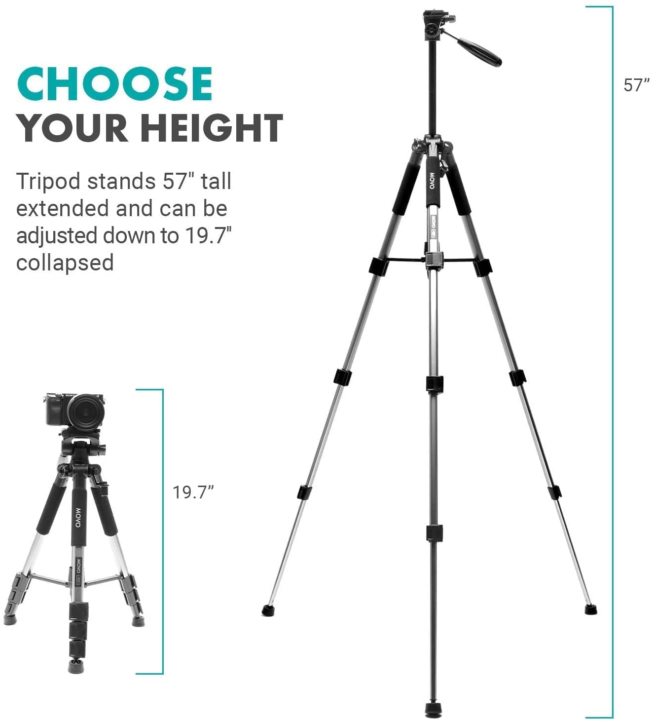 Movo Ivlog1 Smartphone Video Vlogging Bundle With Supercardioid Microphone, Mini And Fullsize Tripods, Led Camera Light, Wide-Angle Lens External Microphone For Iphone And Android…