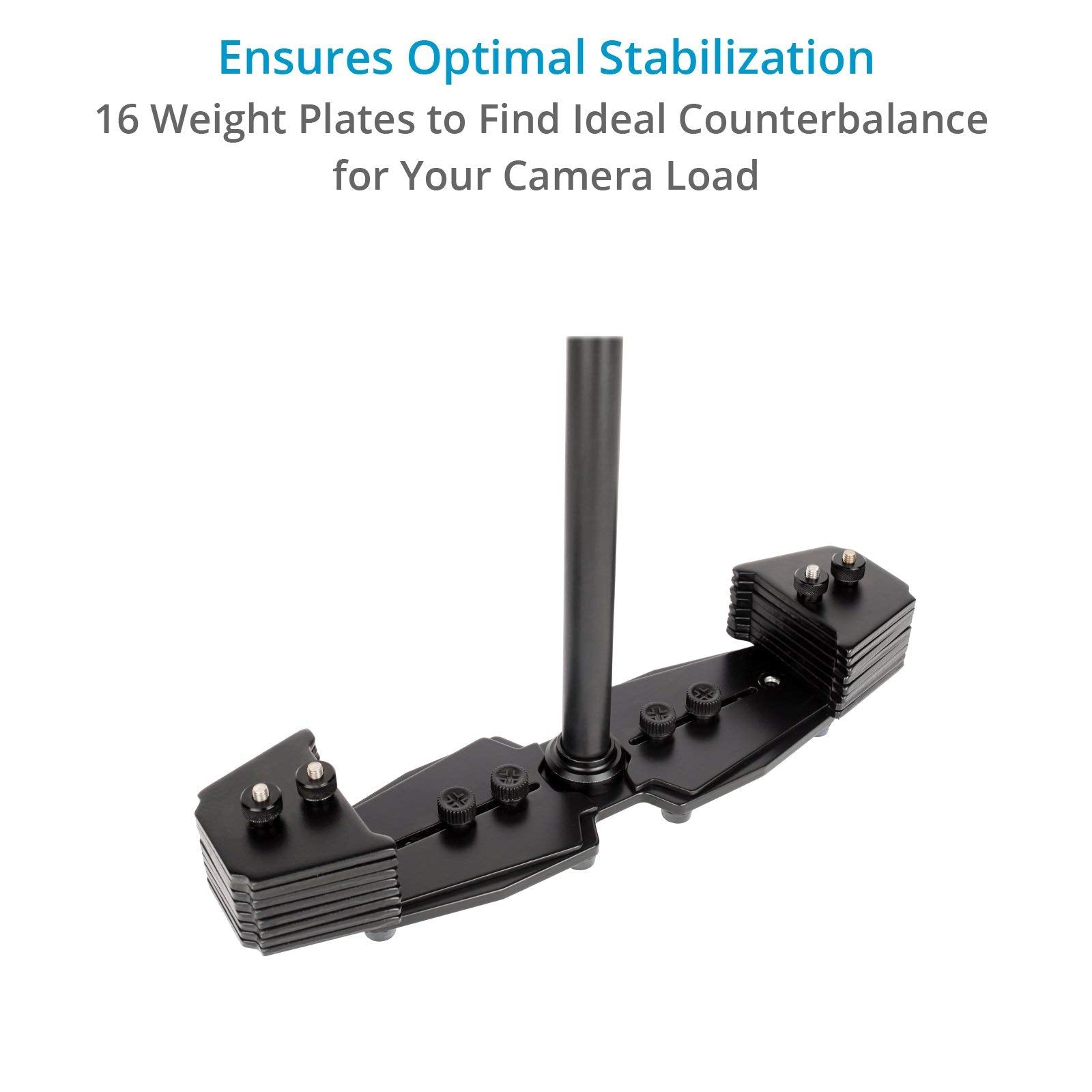 Flycam Redking Quick Balancing Video Camera Stabilizer Dovetail Quick Release Arm Brace, Professional Cnc Aluminum For Dslr Bmcc Dv Camcorders Up To 7Kg/15.4Lb And Bag