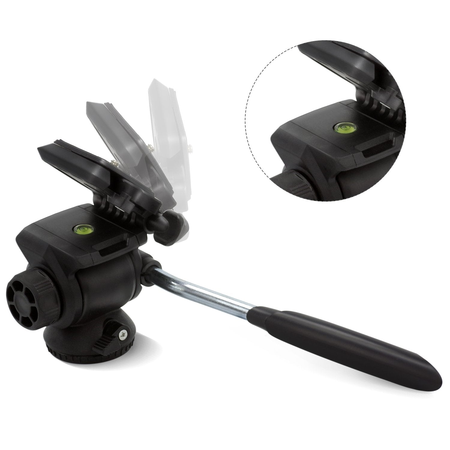 Ls Limo Studio Limostudio Limostudio Three Axis Angle Adjustable Dslr Camera Tripod Mount With Quick Release Plate For Professional Photo Video Shoots, Agg2445