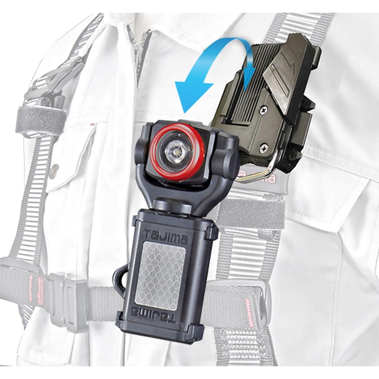 Tajima Grati-Lite Work Light - 350 Lumen Multi Functional Flashlight With 3 Brightness Modes & Neodymium Magnetic Mount - Le-Sf351D