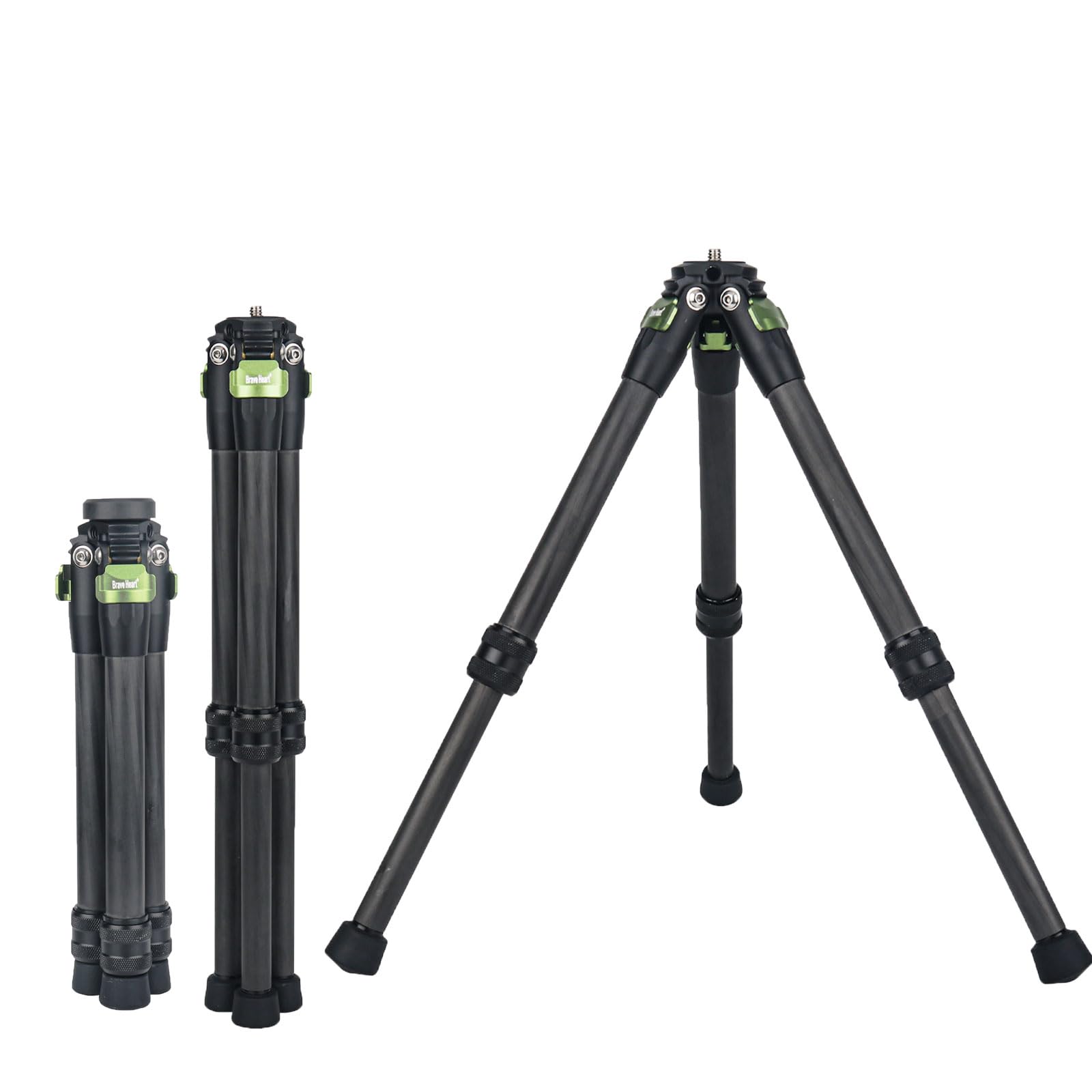 Inksoon Universal Mini Tripod Desktop Travel Carbon Fiber Tripod For Insta360 X4 Insta 360 One X4 X3 X2 X Rs R Gopro Go Pro Hero 13 12 11 10 9 8 7 6 5 4 3 And Dji Osmo Sport Accessories (Green)