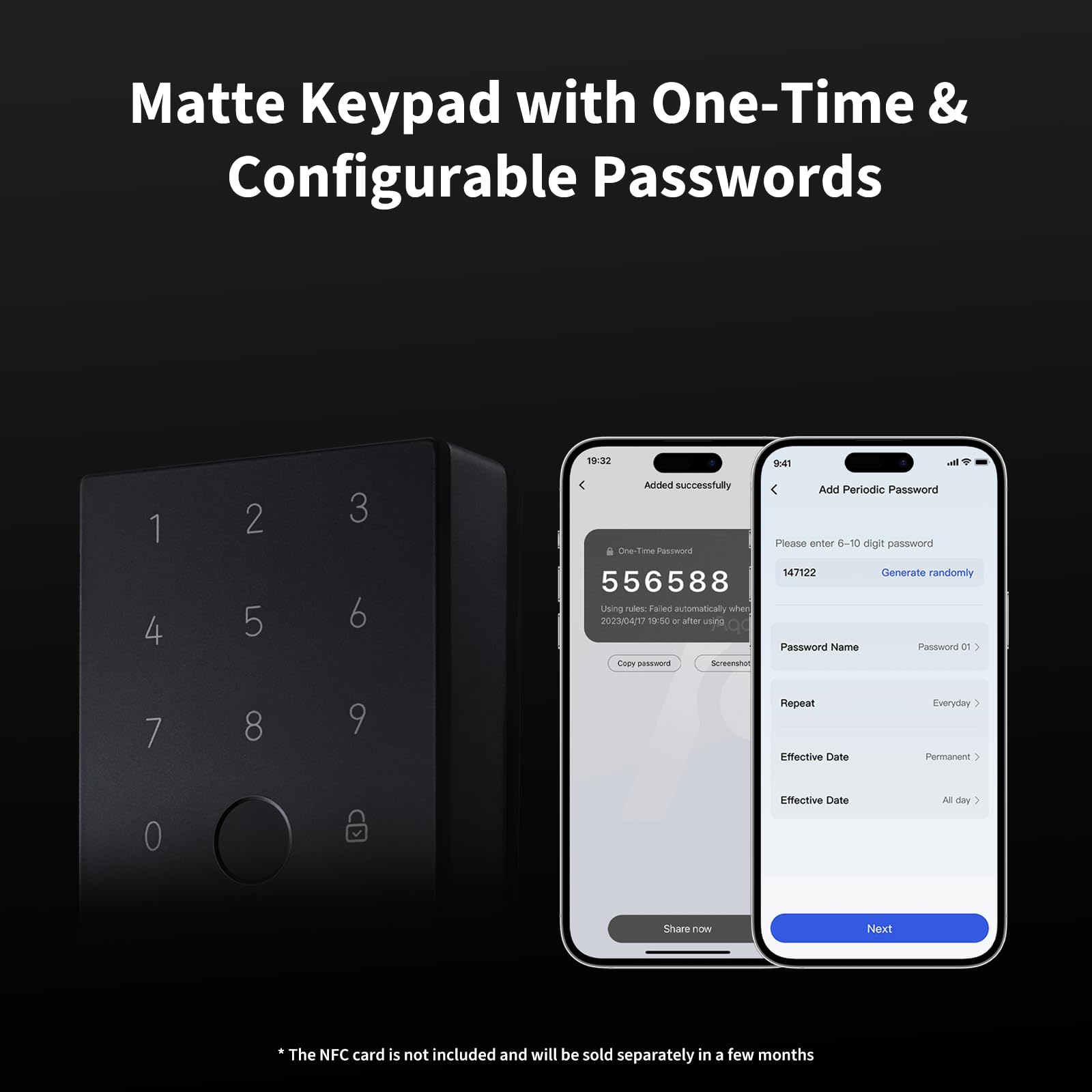 Aqara Smart Lock U100, Fingerprint Keyless Entry Door Lock With Apple Home Key, Touchscreen Keypad, Bluetooth Electronic Deadbolt, Ip65 Weatherproof, Supports Apple Homekit, Alexa, Google, Ifttt, Gray