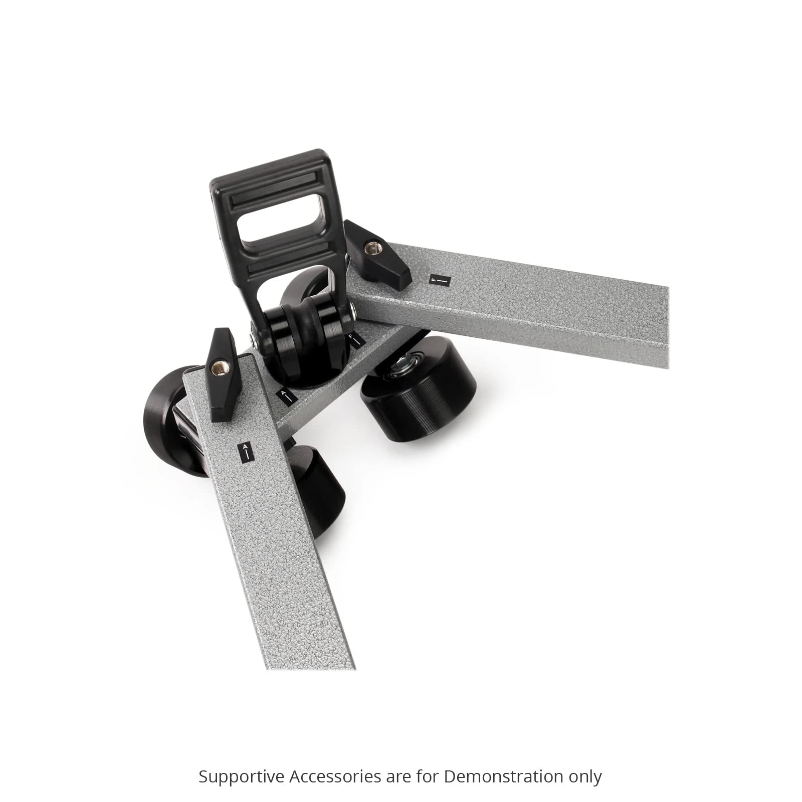 Proaim Spike Foot For Swift Camera Dolly To Fit Tripods With Twin Spiked Feet. Secure & Stable Tripod Mounting, With Rubber Feet Holder. 159Kg / 350Lb Payload (P-Spk-Ft)