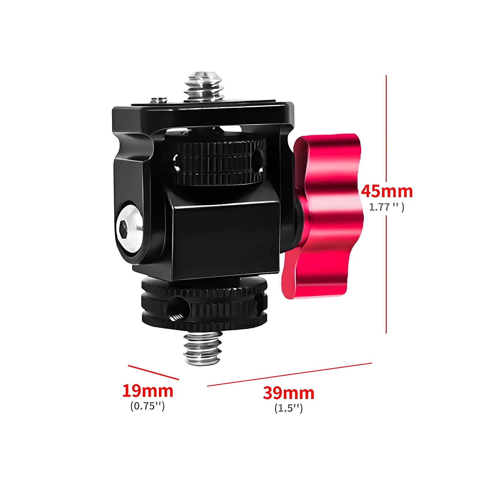 Nkmooxe Camera Monitor Mount With Quick Release High Strength Flexible Adjustable Stand For 5 Inch 7 Inch Monitors Fill Lights Microphones Anti Shake Anti Twist Wide Compatibility Shooting Equipment Support