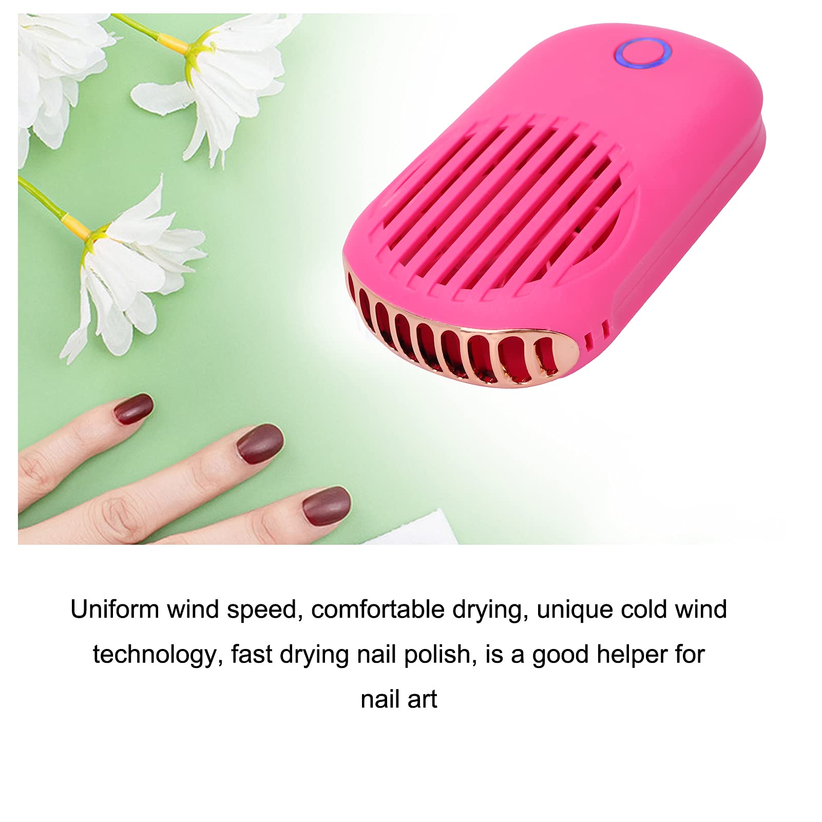 Eyelash Fan For Lash Extensions Multi‑Functional Portable Handheld Usb Fan Bladeless Rechargeable