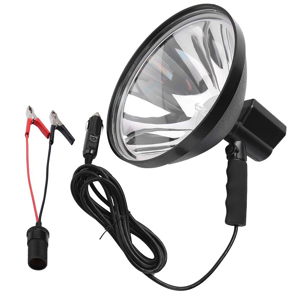 Yosoo Spotlight Led Handheld Torch,Hid Handheld Spotlights 9Inch 100W 12V Spot Light For Offroad Fishing Camping