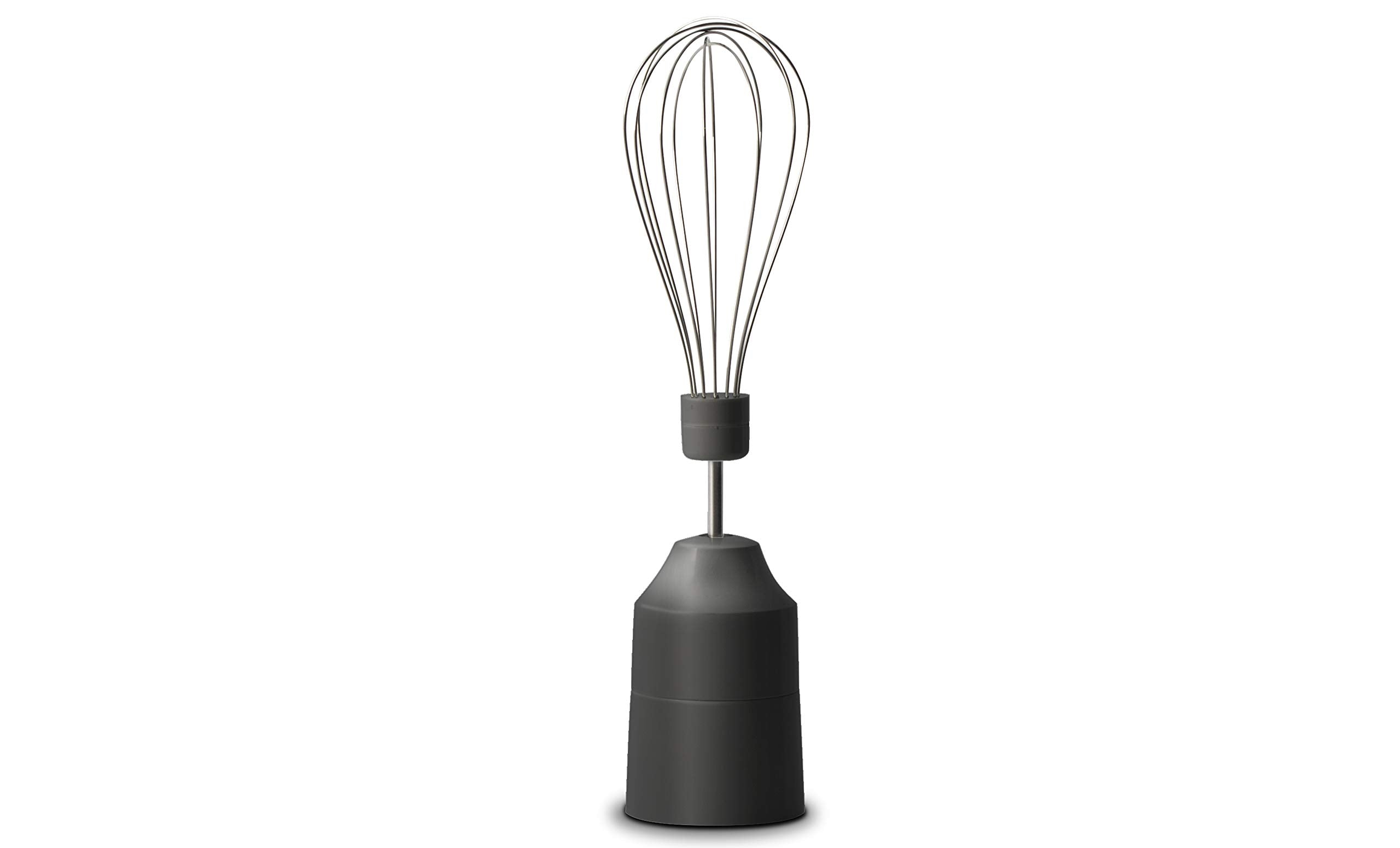 Eternal Living Kitchen Ideas Immersion Hand Blender With Whisk Attachment, Measuring Cup & Chopper Heavy Duty, Black