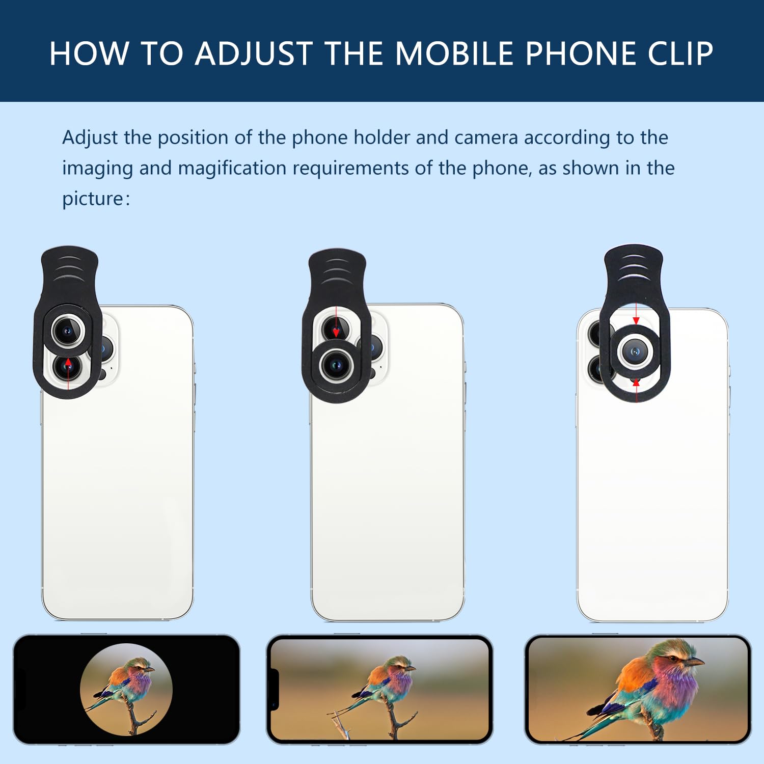 Blackice 18X25 Monocular Telescope, Adults Monocular With Bak4 Prism, Smartphone Adapter, Compact, Beginner, Adults