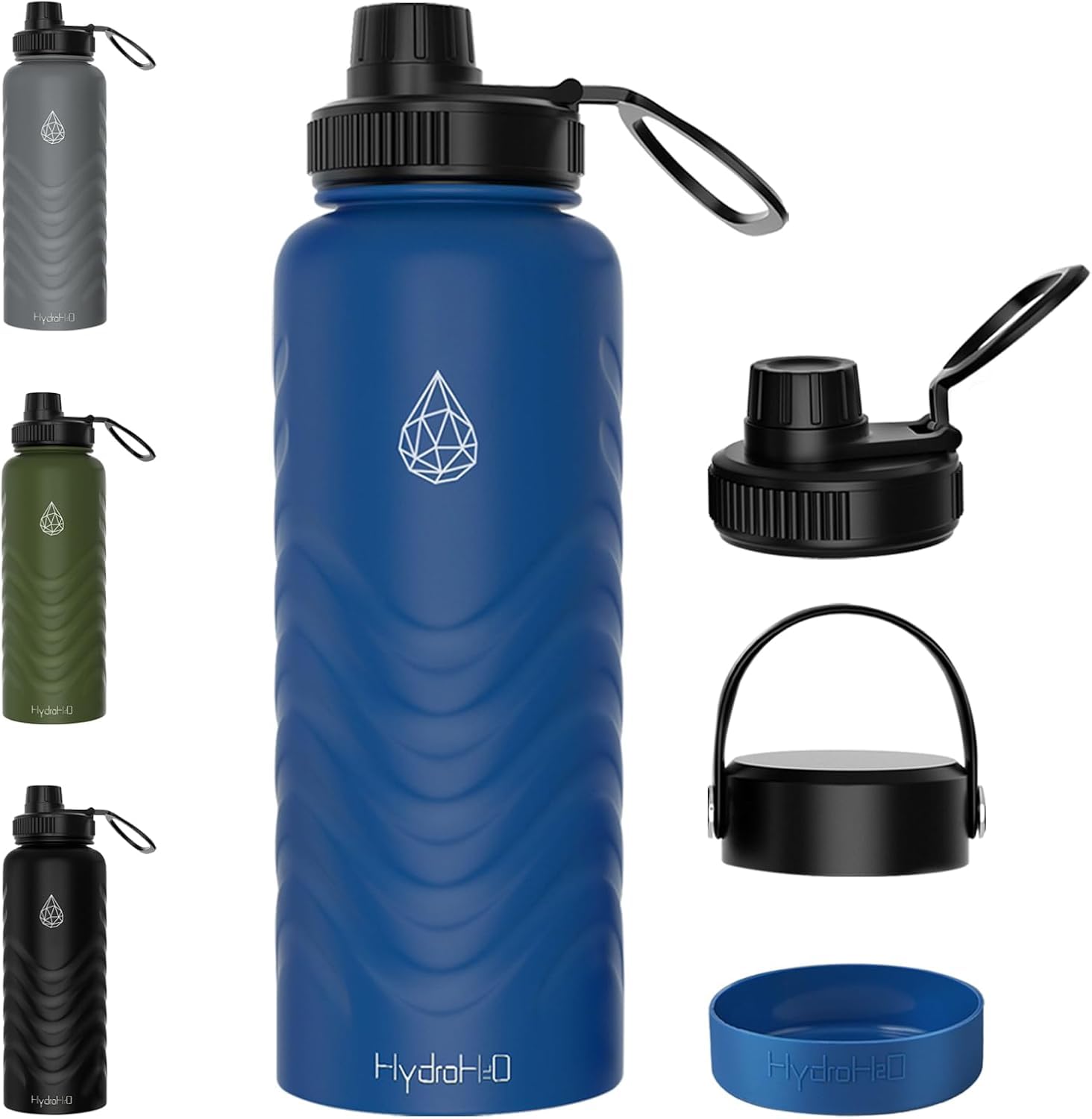 24Oz Stainless Steel Water Bottle With Straw–Insulated,Leak-Proof,Bpa-,Wide Mouth