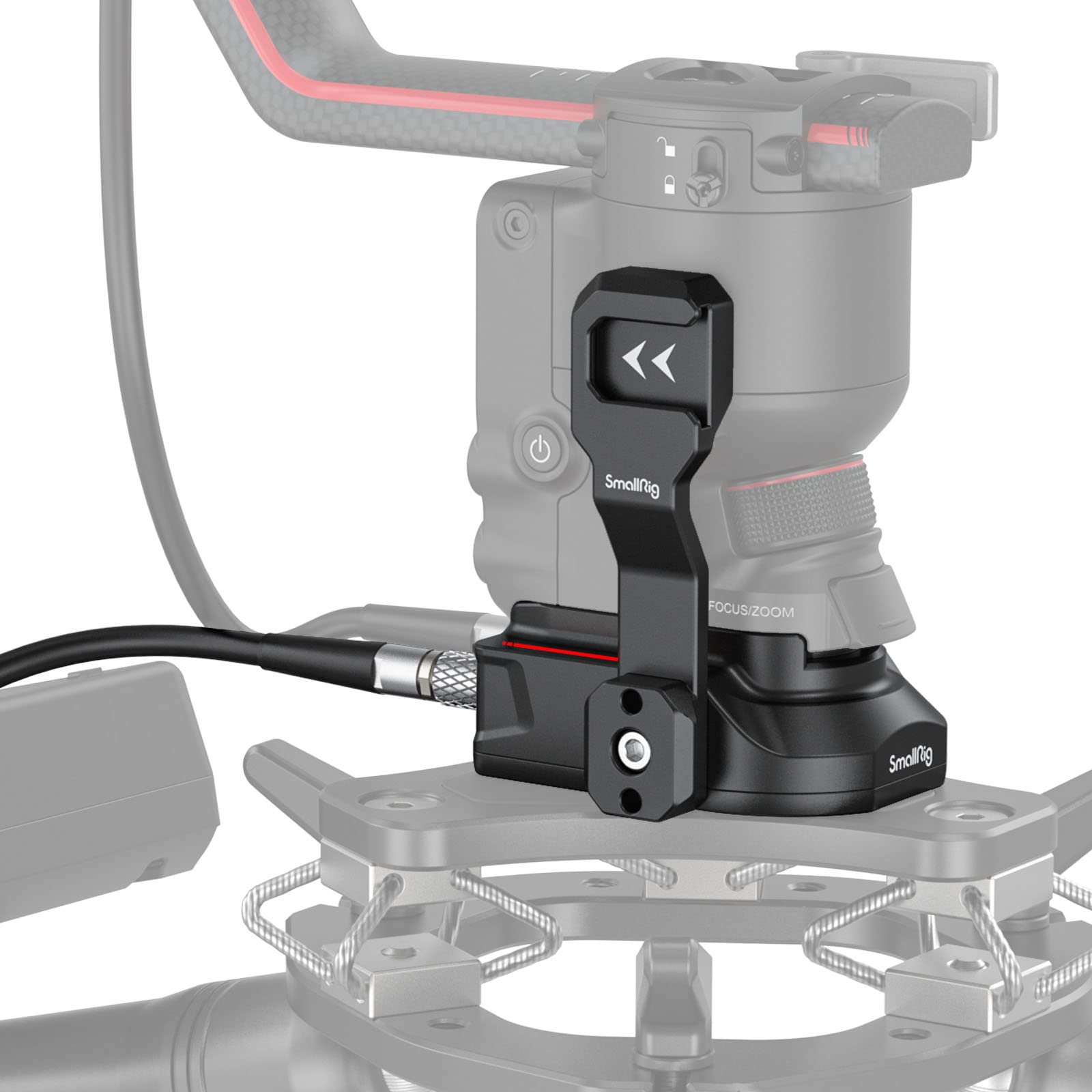Smallrig Dual Handle Handgrip For Dji Rs 4 /Rs 4 Pro/Rs 3 / Rs 3 Pro/Rs 2 / Rsc 2 Gimbal + Power Supply Base Plate For Dji Rs 2 / Rs 3 Pro/Rs 4 Pro Gimbal
