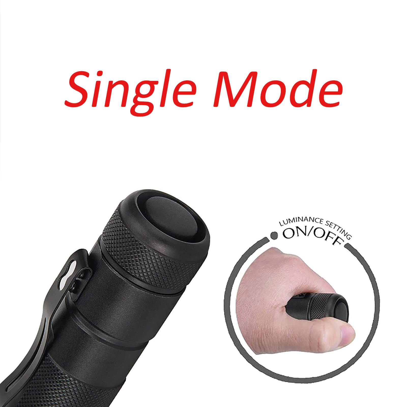 Graboyy 2 Pcs Mini Tactical Flashlight Super Bright 120000 Lumens Handheld Flashlight Torch Light Single Mode Waterproof Portable Torch Light For Camping Hiking(Battery Not Included)
