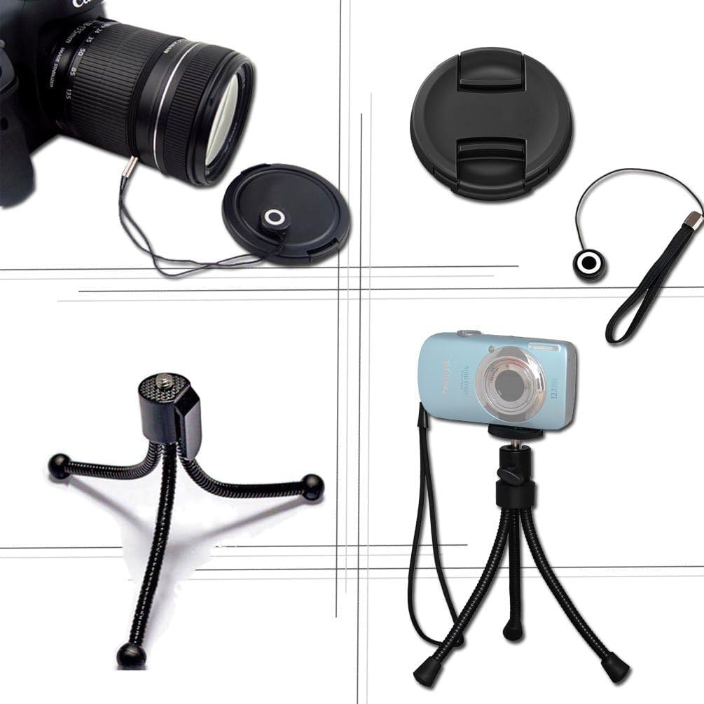 Optura Hd Optics Durable Full Size 60” Inch Tripod For Canon Eos 70D 60D 7D 6D 5D 5Ds, 5Ds R, Eos Rebel T6I T6S T5I T4I T3I T2I Sl1 7D Mark Ii 8000D 760D 750D 700D 650D 600D 550D 1200D 1100D 100D Eos M, Eos M3, Eos M2