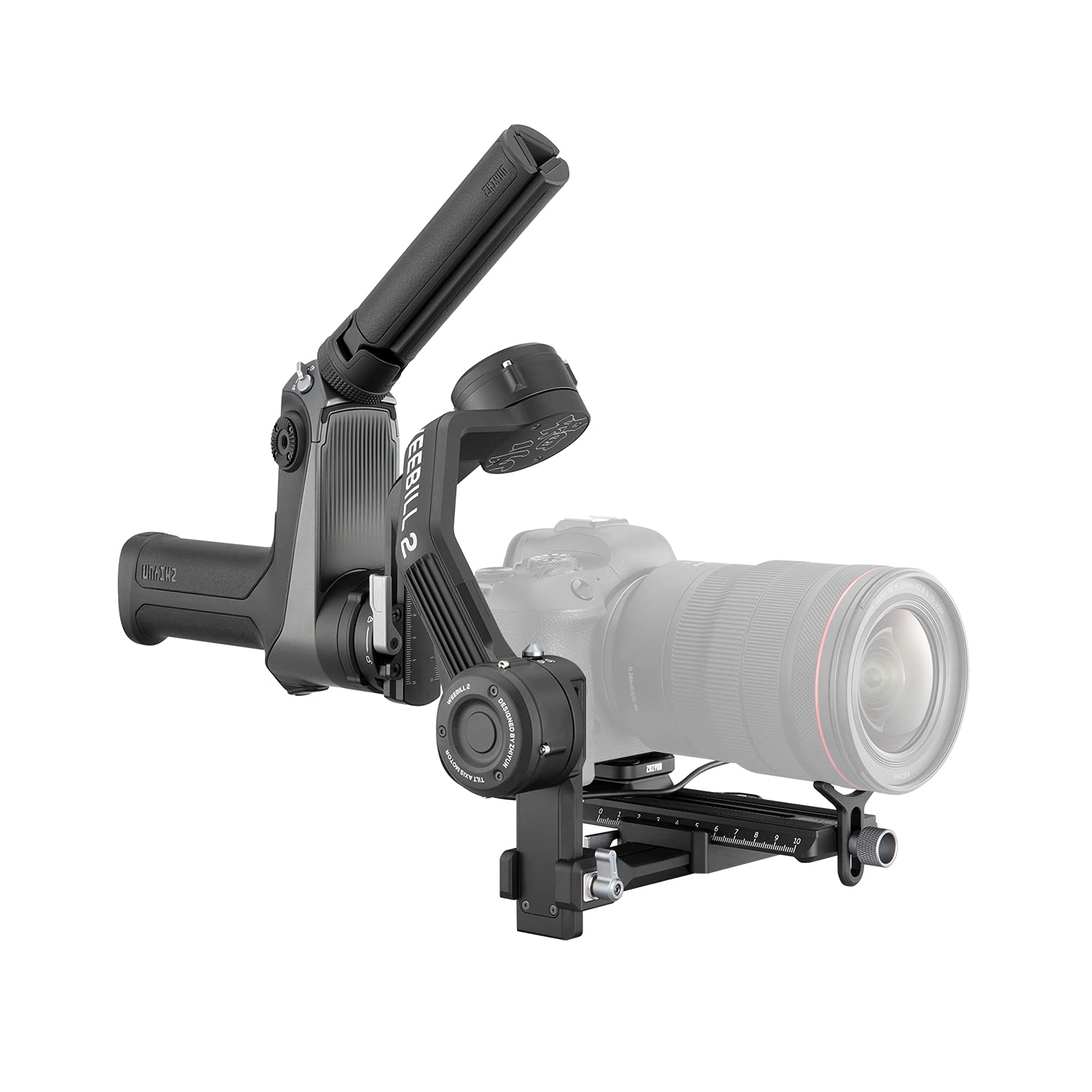 Zhiyun Weebill 2 Pro, 3-Axis Gimbal Stabilizer For Dslr And Mirrorless Camera For Nikon Sony Panasonic Canon Fuji Blackmagic 6K 4K, 2.88” Full-Color Touchscreen, Vertical Shooting, Black