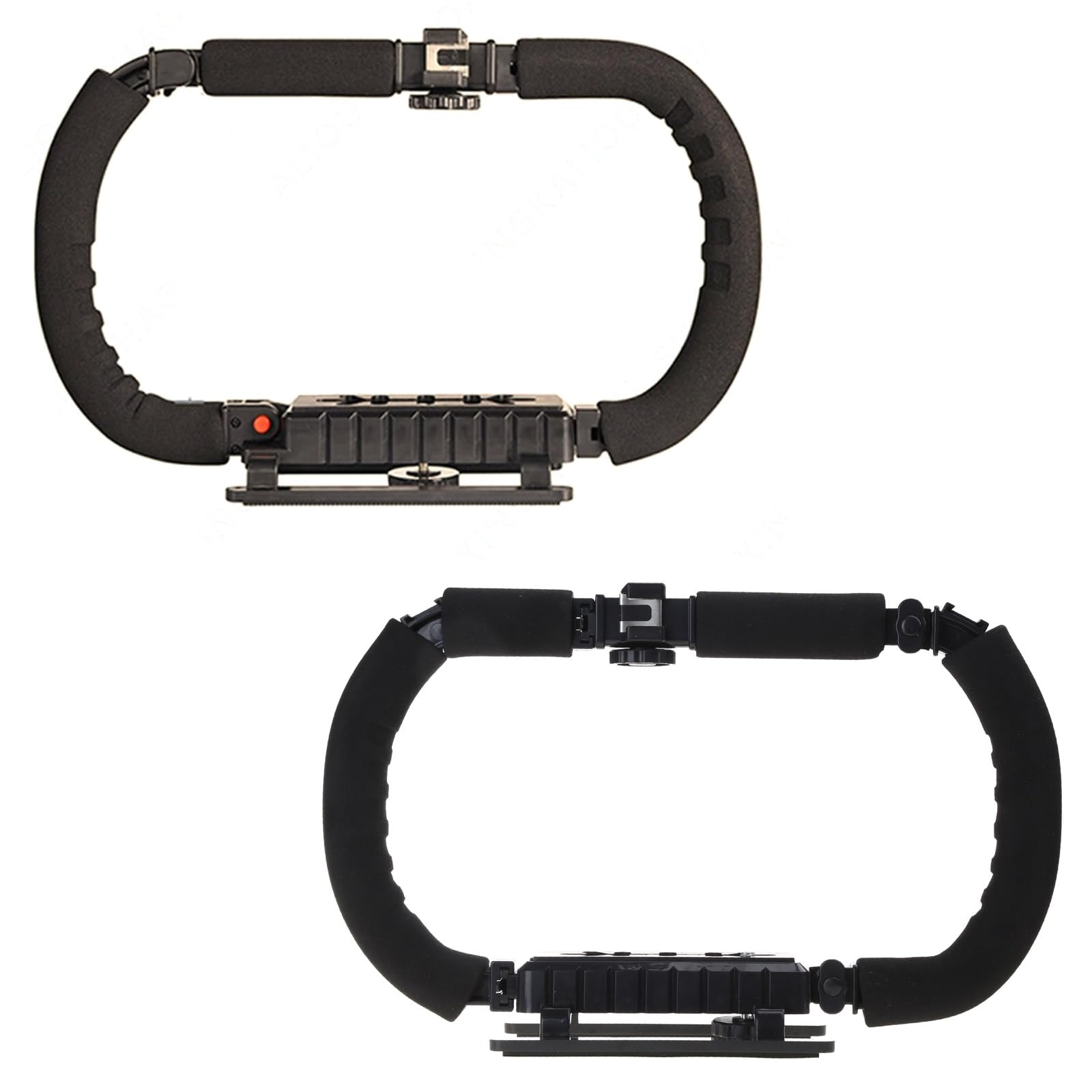 Haoyull Portable Camera Stabilizer Expansion Cage Mount -Shaped Camera Stabilizer Capture Steady Shots For Action Cameras, Length 36Cm, As The Picture Shows
