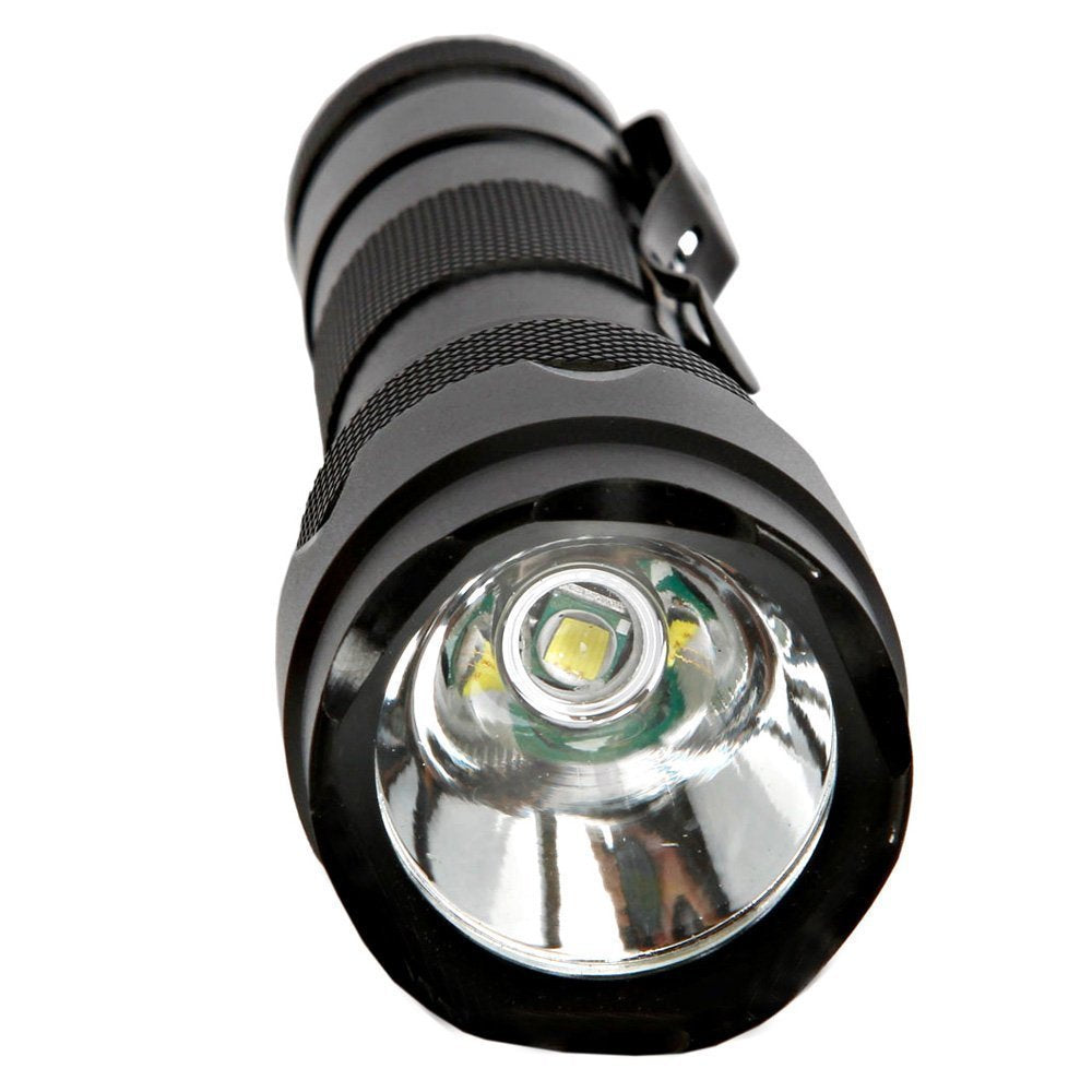 Bestsun Wf-502B Single Mode 1200 Lumens Led Flashlights, Ultra Bright L2 Led Tactical Flashlight, Waterproof Portable Small Handheld Flashlights For Camping Outdoors Walking Hunting, 2 Pack