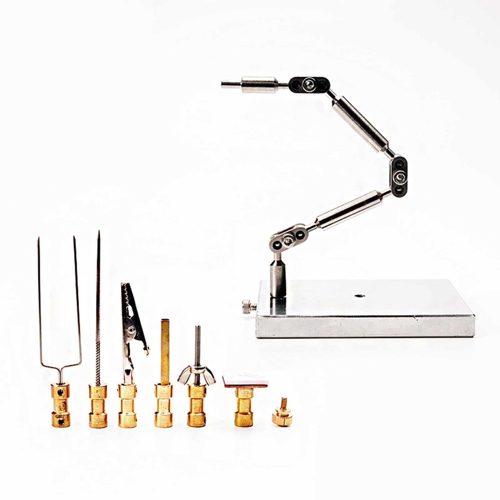 Jlbopqaz Diy-Stopmotion Rig, Stop Motion Armature Kits, Stainless Steel Rig Arm, Diy Stop-Motion Animations Stand With 6 Connectors, Animators Video Photography