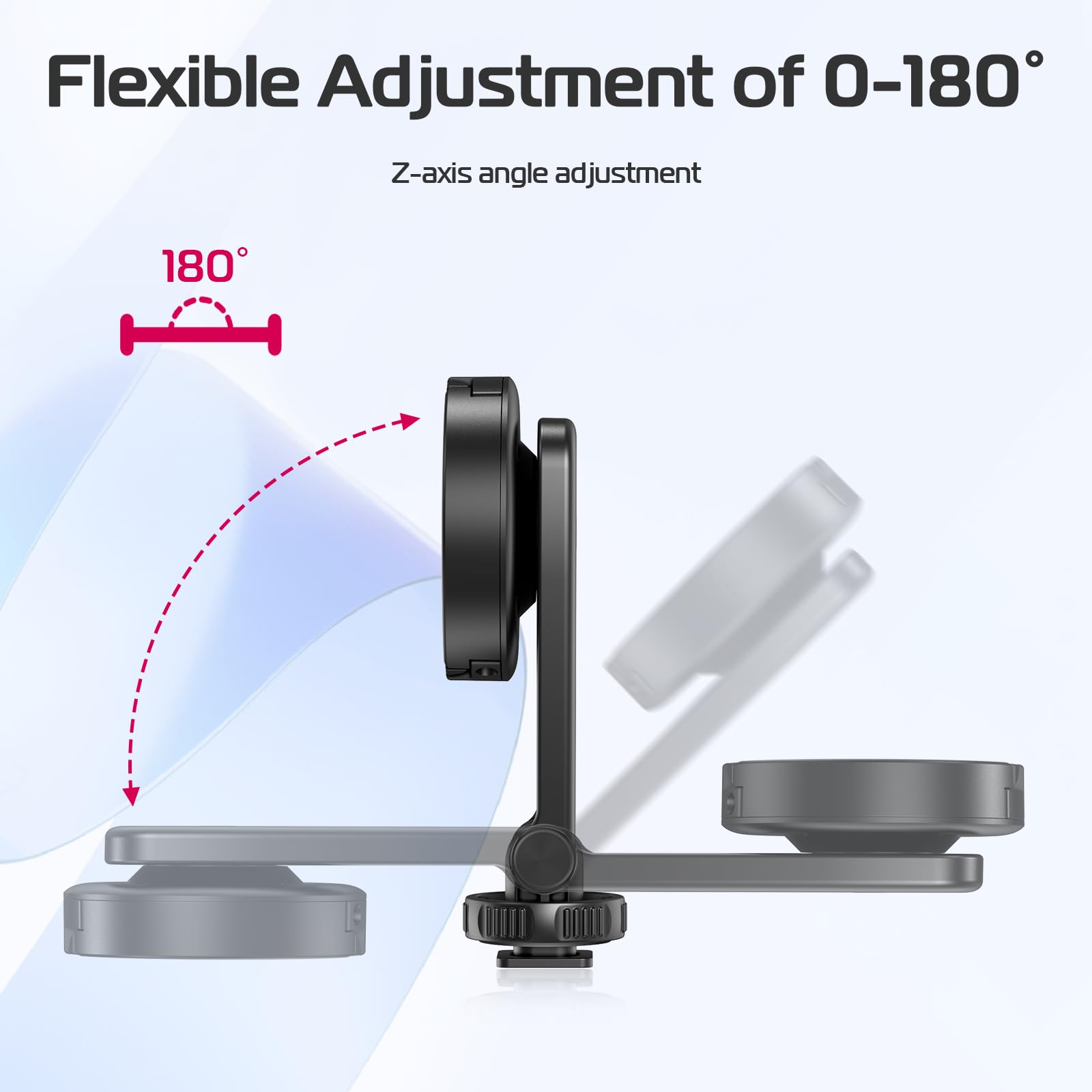 Ulanzi Magnetic Iphone Tripod Mount Ma47, Magnet Phone Holder Adapter Tripod Clamp Compatible With Magsafe For Iphone 12 13 14 15 16 Plus Pro Max All Series And More