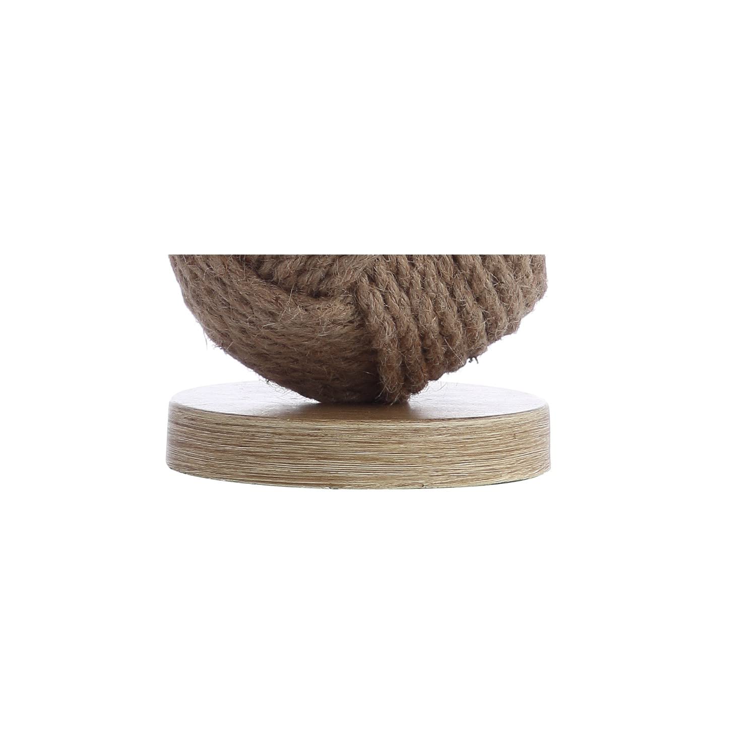 Jonathan Y Jyl6500A Monkey Fist 18" Rope Ball Led Table Lamp Coastal Cottage Industrial Bedside Desk Nightstand Lamp For Bedroom Living Room Office College Bookcase Led Bulb Included, Natural