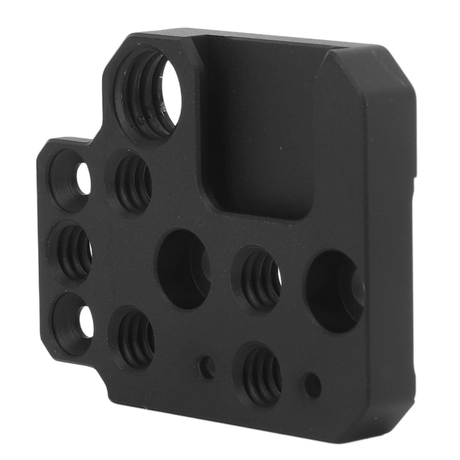 Agatige Aluminum Quick Release Plate, Camera Stabilizer Expansion Mounting Base With 1/4 3/8 Inch Holes Cold Shoe Interface For Ronin S Sc Rs2 Rs3