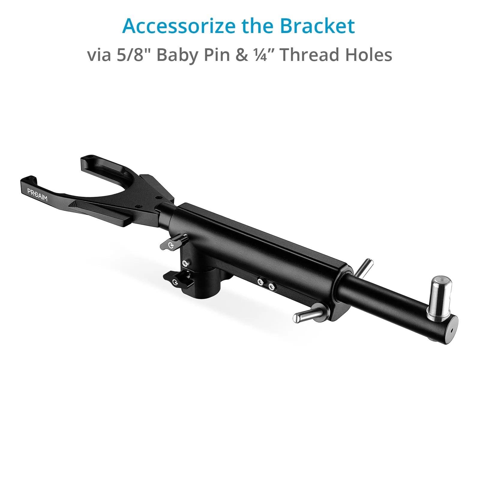 Proaim Ring Docking Bracket For Handheld Camera Stabilizers, Arm & Vest. Payload Capacity Up To 25Kg / 55.11Lb. (St-Rgdb-01)