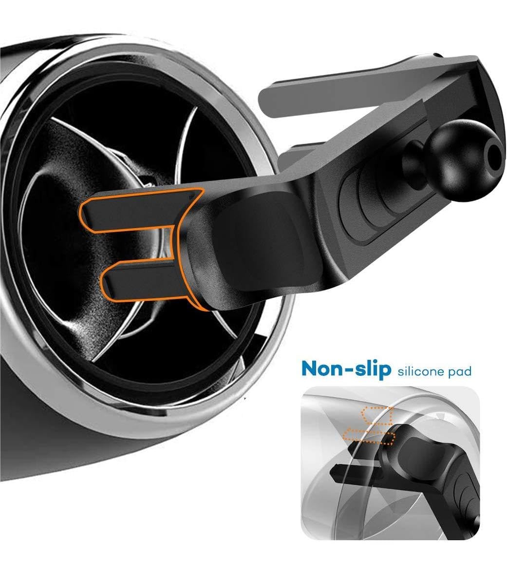 Dlfcizlsl Car Cell Phone Holder Mount For Jeep Wrangler (2007-) Jl Jk 4Xe Gladiator (2020-) Rubicon Sahara Jku Sport S Mojave X Accessories Circular Air Vents Cellphone Mobile Phone Stand Mini Cooper
