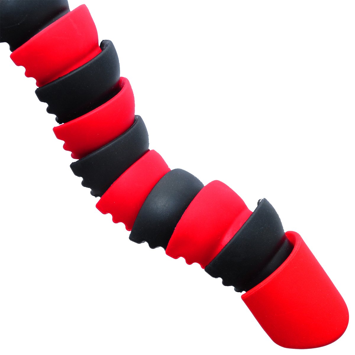 Xit Xt12Flxtr 12-Inch Flexible Tripod With Flexible, Wrapable Legs, Quick Release Plate And Bubble Level (Red/Black)