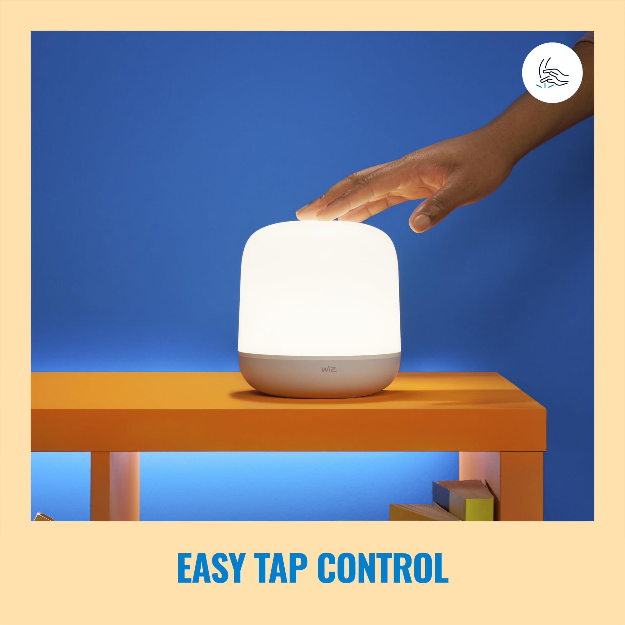 Wiz Connected Hero V2 Smart Portable Table Lamp, Wifi Enabled, 16 Million Colors, Compatible With Alexa And Google Home Assistant, No Hub Required